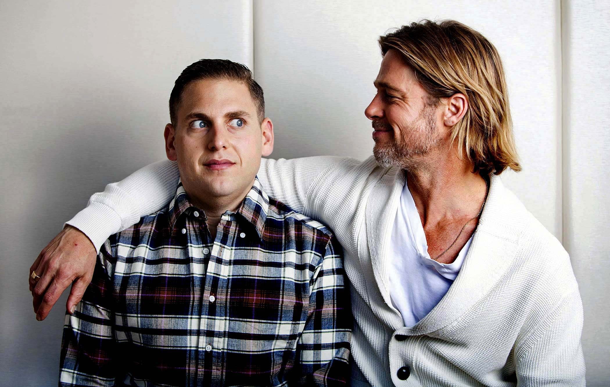 Brad Pitt, Toronto, that changed everything, People, Moneyball, film festival, Jonah Hill, 1080P, HD Wallpaper