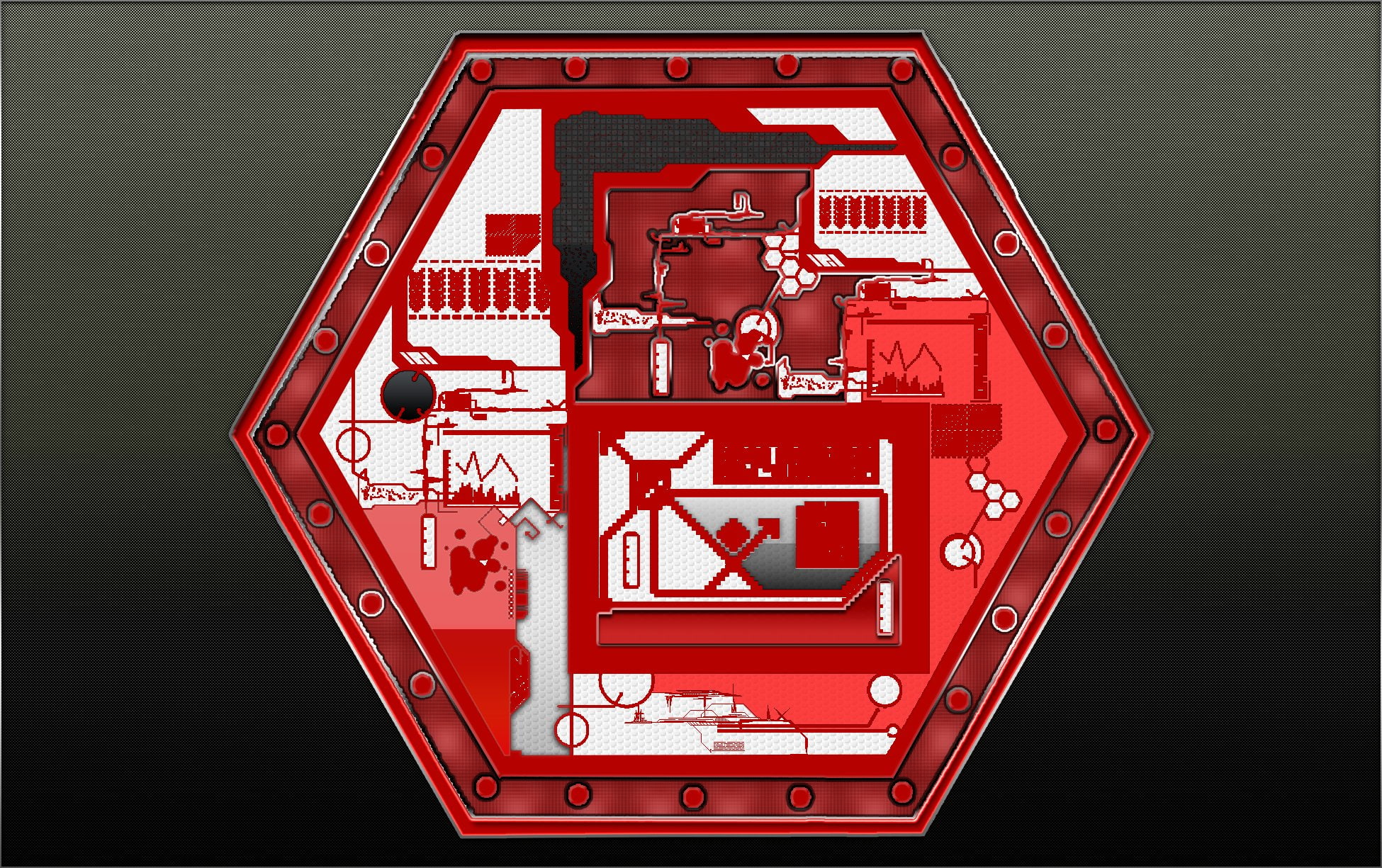 1080P, hex, tec, HD Wallpaper