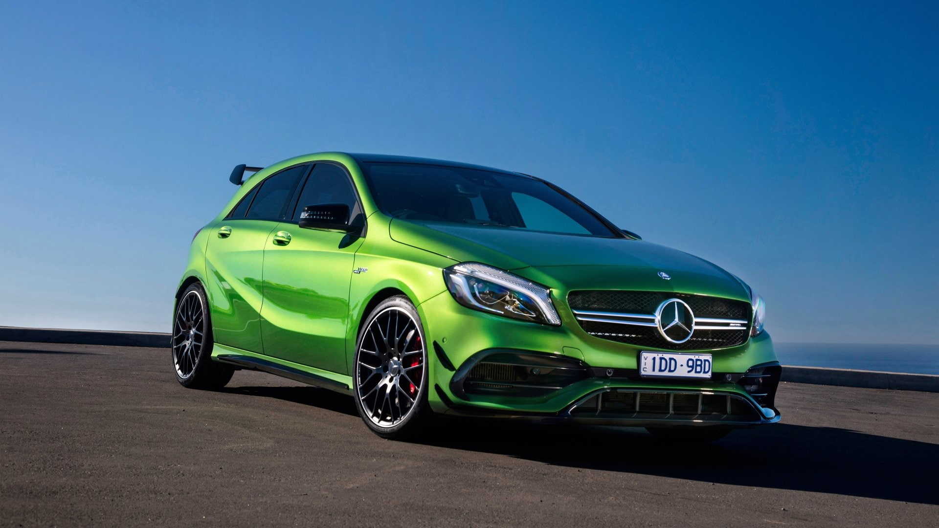 Mercedes-Benz AMG A45, 1080P, Mercedes-Benz A-Class, Mercedes, Mercedes-Benz, HD Wallpaper