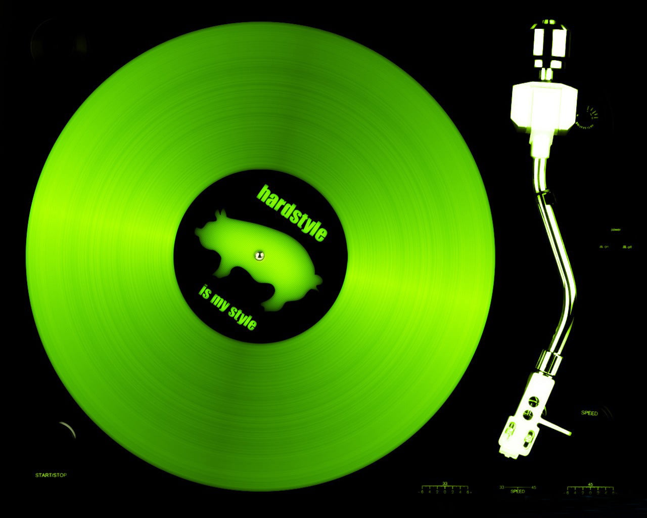 turntable, black Color, illuminated, circle, arts culture and entertainment, backgrounds, hardstyle, disk, nightlife, music, black background, spinning, HD Wallpaper