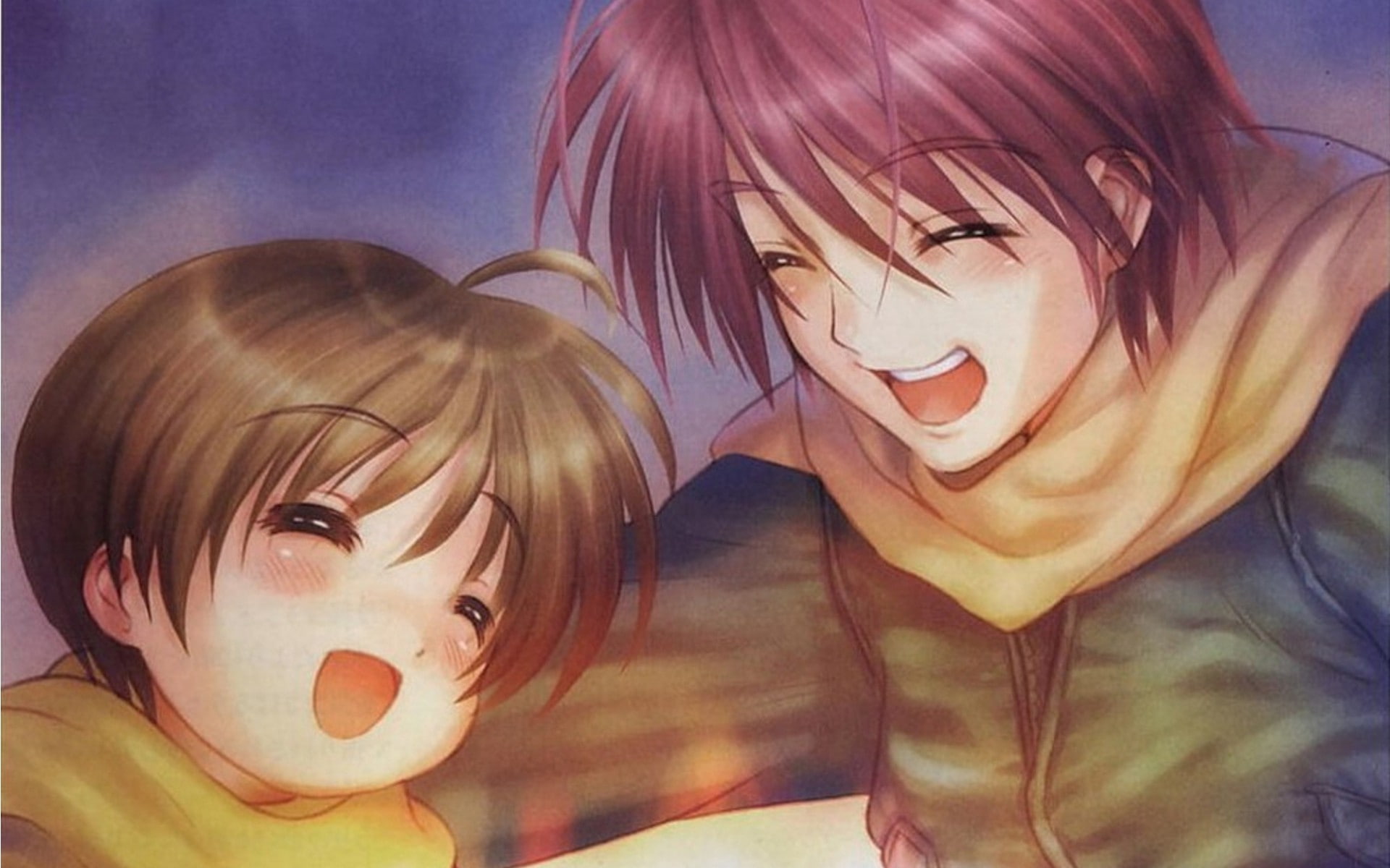 Clannad, Anime, 1080P, Tomoya Okazaki, Ushio Okazaki, HD Wallpaper