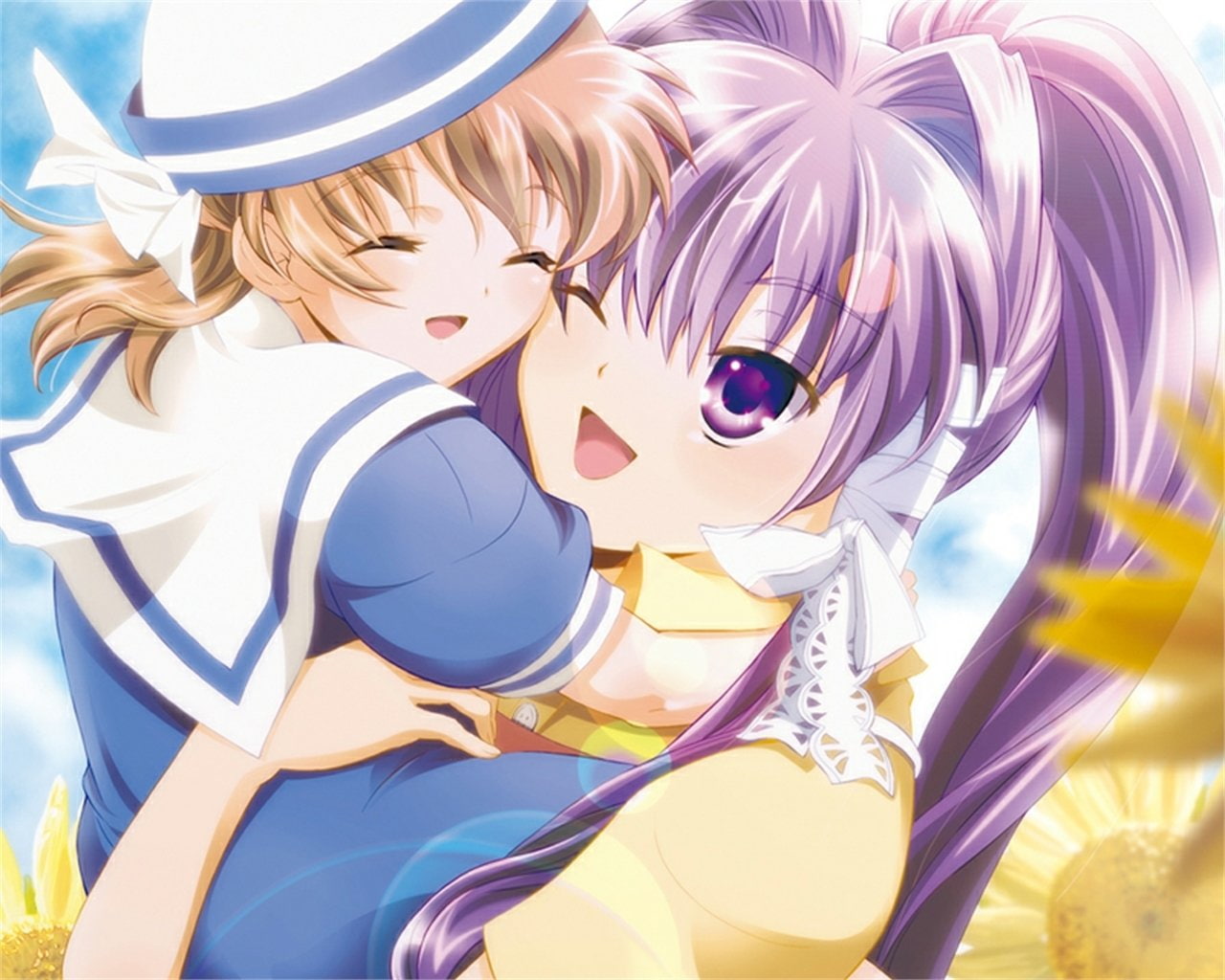 Anime, 720P, Kyou Fujibayashi, Clannad, Ushio Okazaki, HD Wallpaper