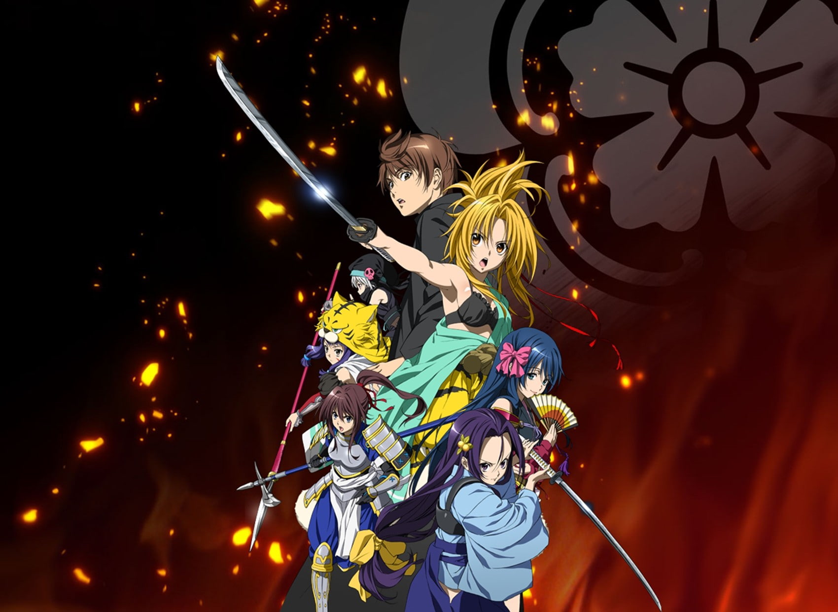 anime girls, Oda Nobuna no Yabou, 720P, anime, anime boys, HD Wallpaper