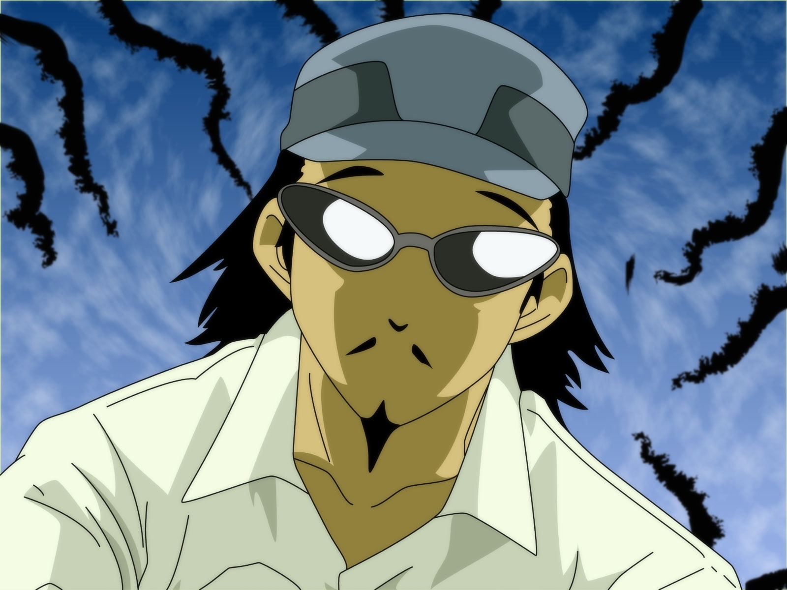 man, harima kenji, 720P, school rumble, sunglasses, HD Wallpaper