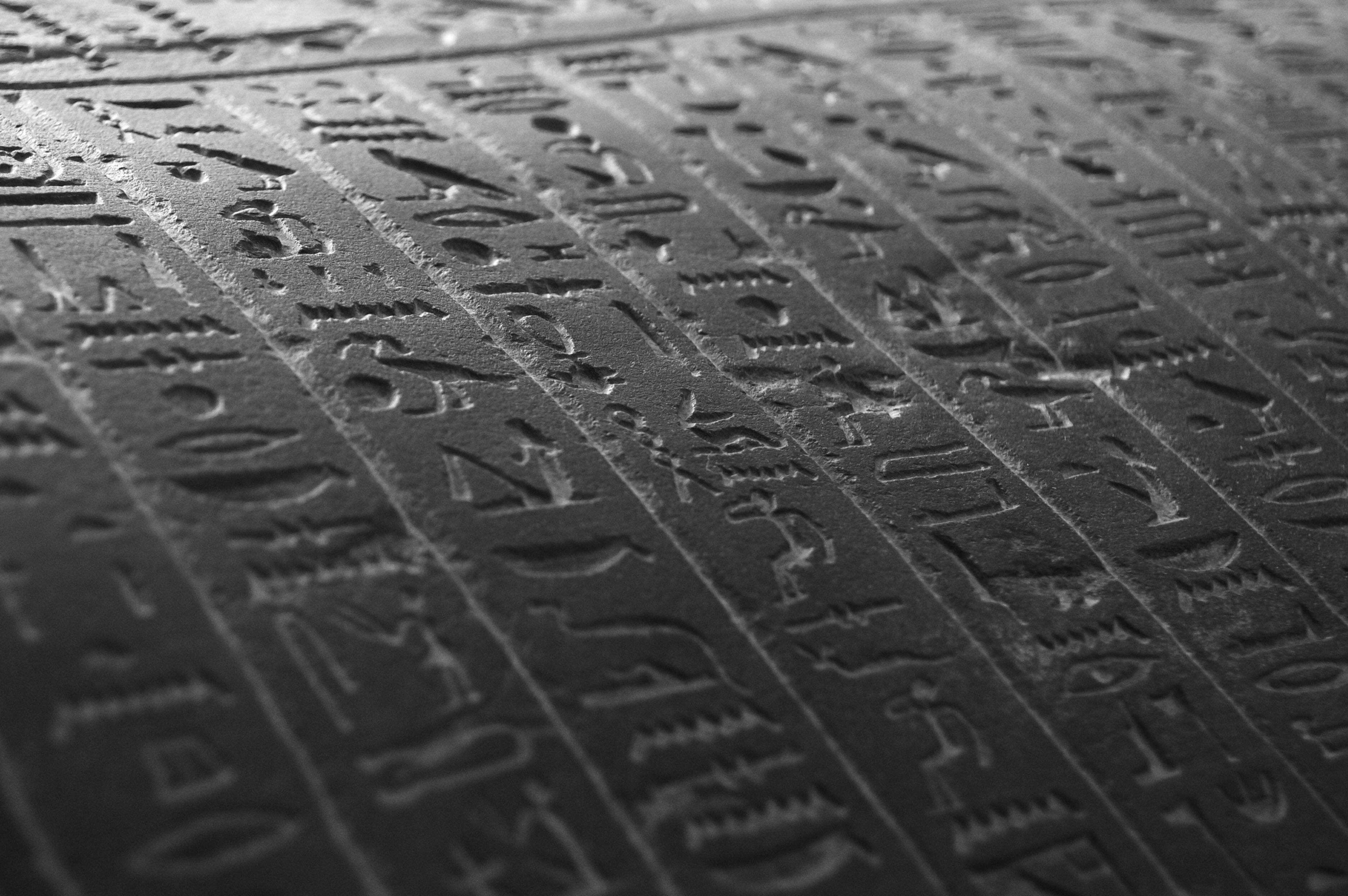 water, ancient, engraving, museum, united kingdom, history, london, egypt, the past, hieroglyphics, western script, 2K, number, drop, textured, carving, HD Wallpaper