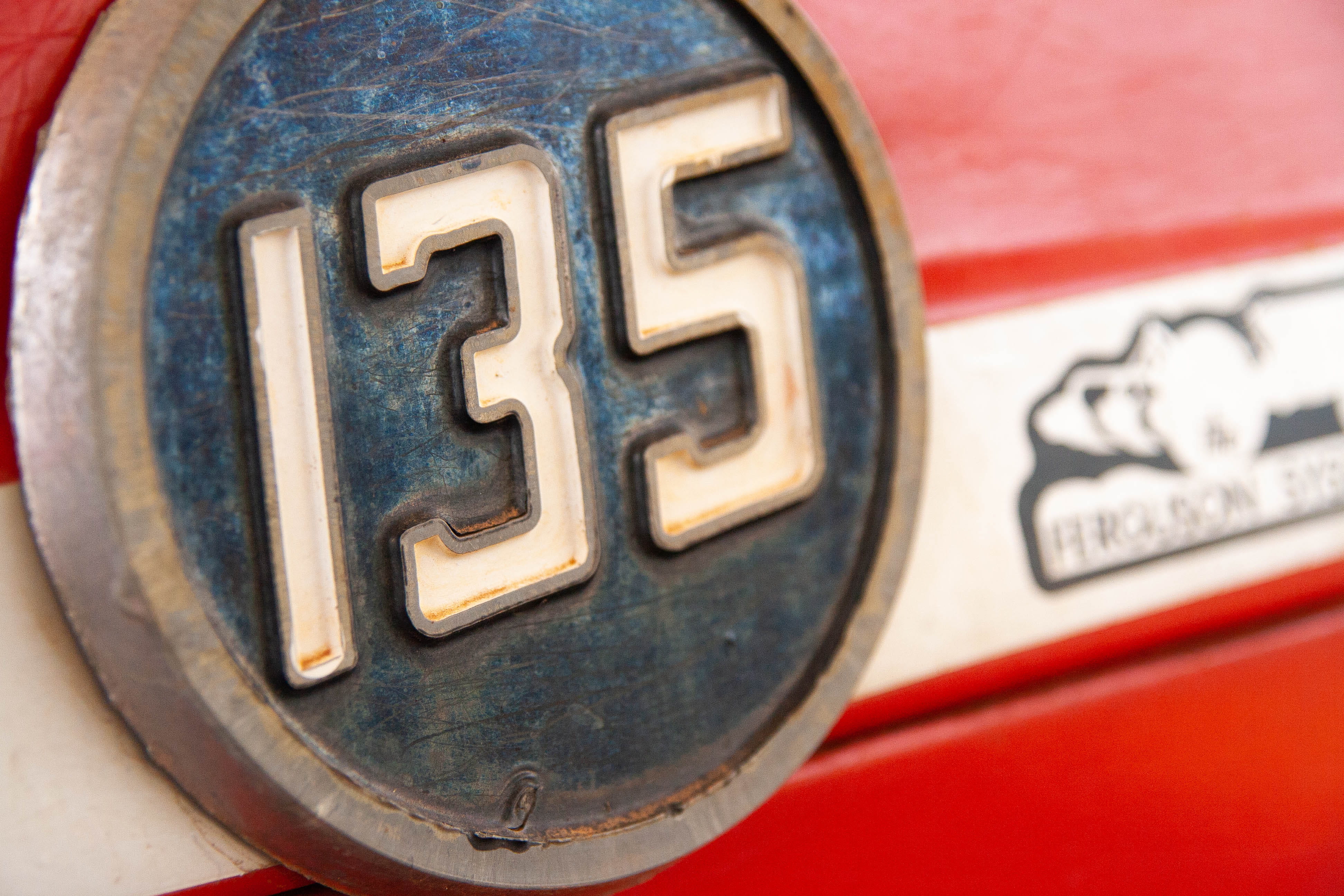 head, capital letter, red, business, tractor, worn, metal, number, focus on foreground, wood - material, no people, old, text, communication, day, lettering, HD Wallpaper