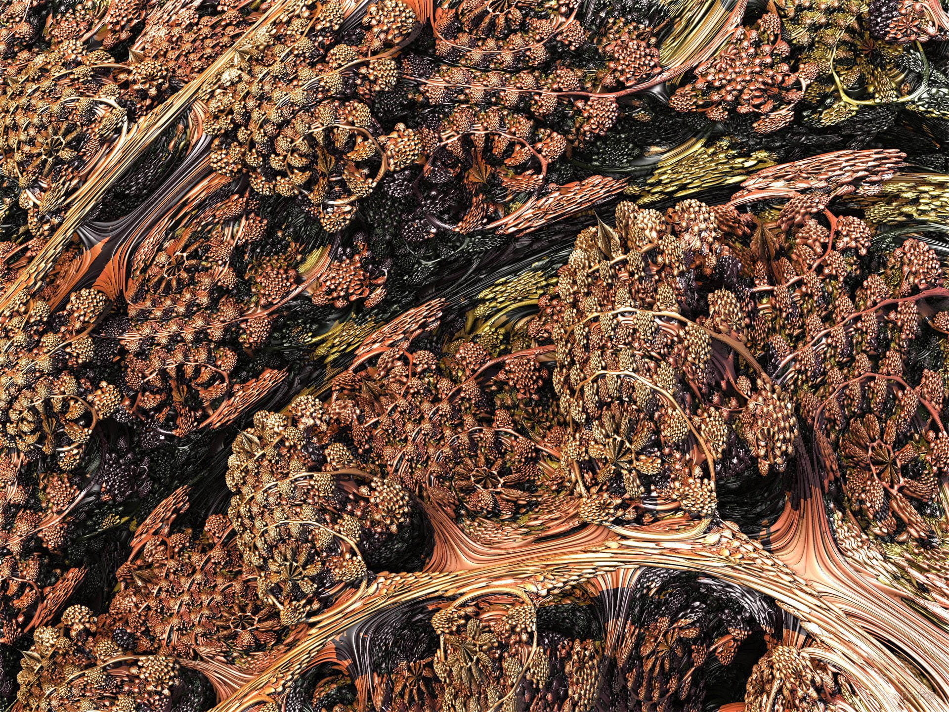 Abstract, Artistic, Digital Art, 1080P, Fractal, Mandelbulb 3D, 3D, CGI, HD Wallpaper