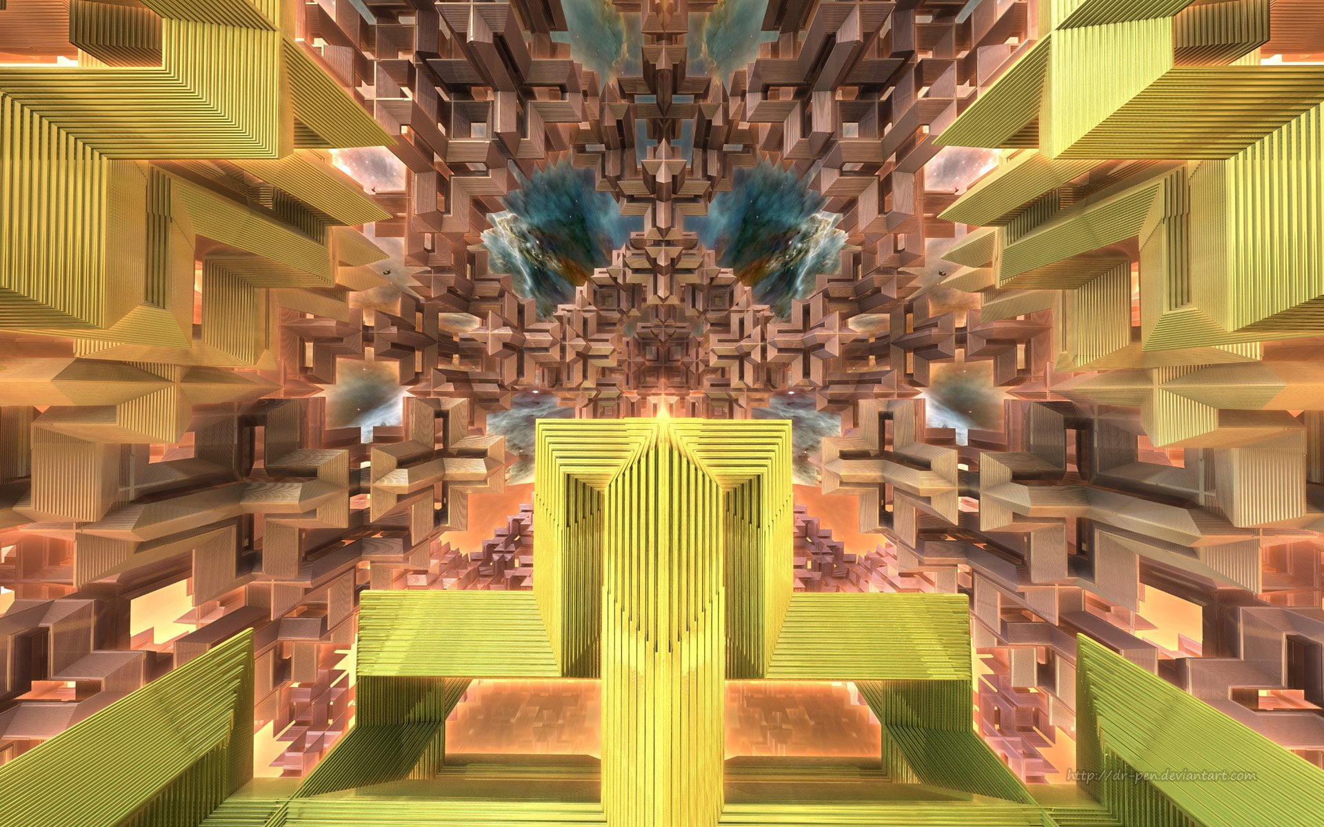 3D, Abstract, Mandelbulb 3D, Artistic, 1080P, Digital Art, Fractal, Sci Fi, CGI, HD Wallpaper
