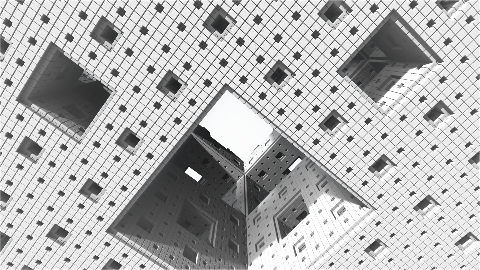 Fractal, 1080P, Mandelbulber 3D, Geometry, Square, Abstract, Box, HD Wallpaper