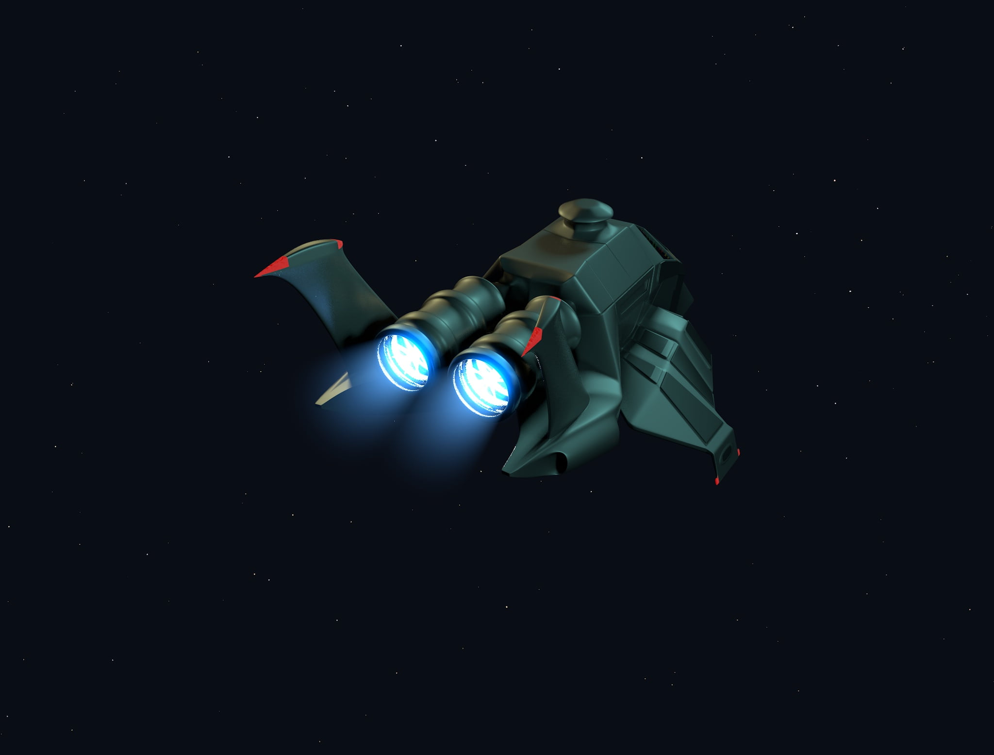 turbine, space, render, 1080P, Shuttle, c4d, HD Wallpaper
