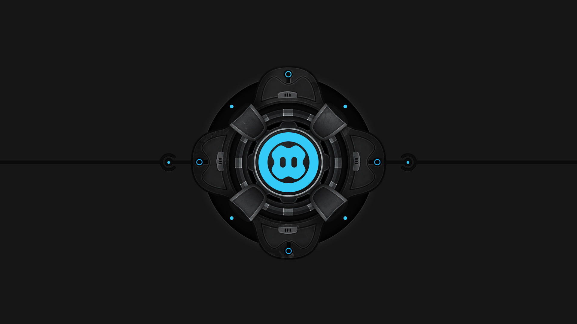 3d object, dark background, digital art, abstract, 1080P, HD Wallpaper