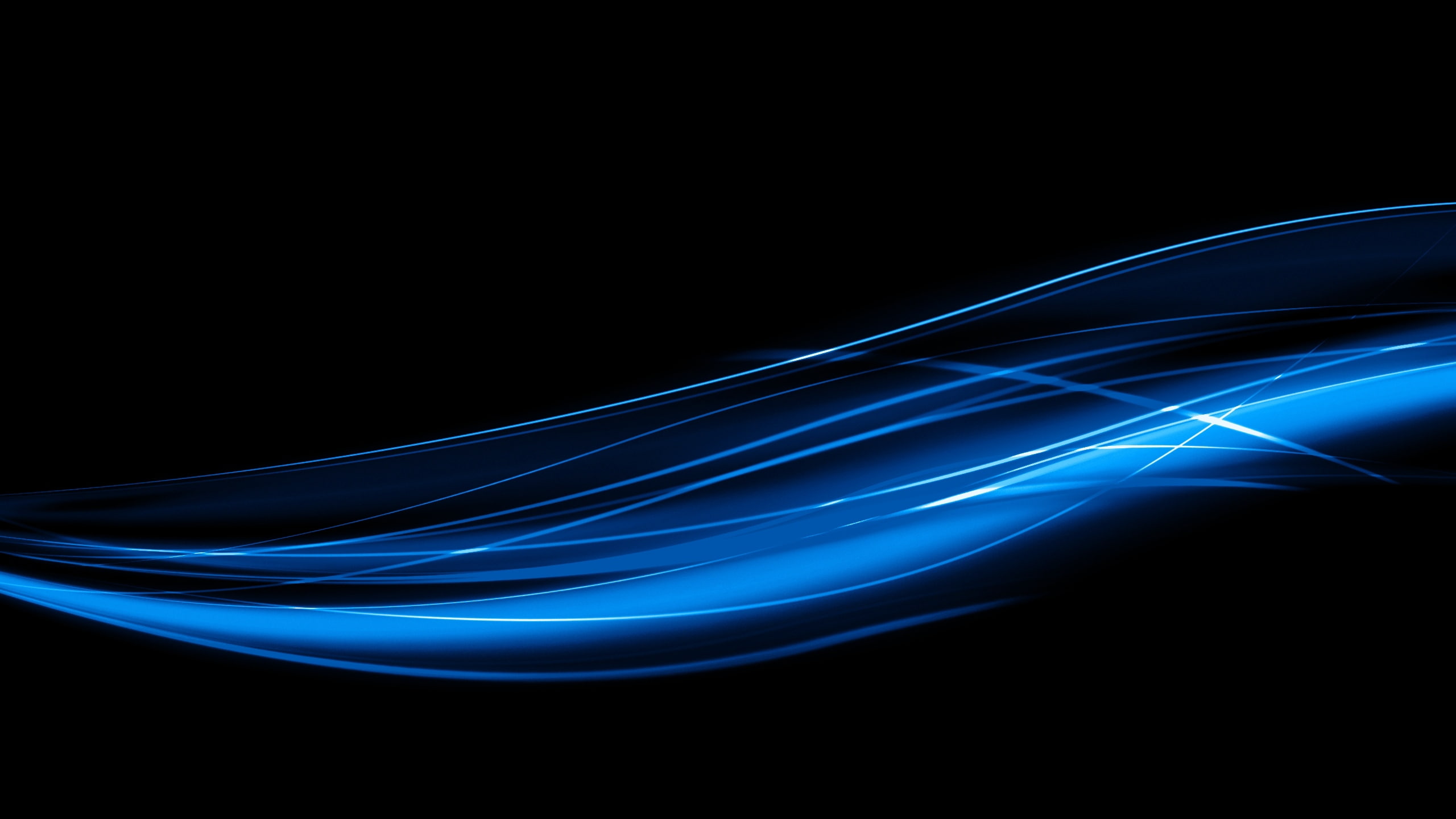 bands, neon, wavy, 2K, lines, HD Wallpaper