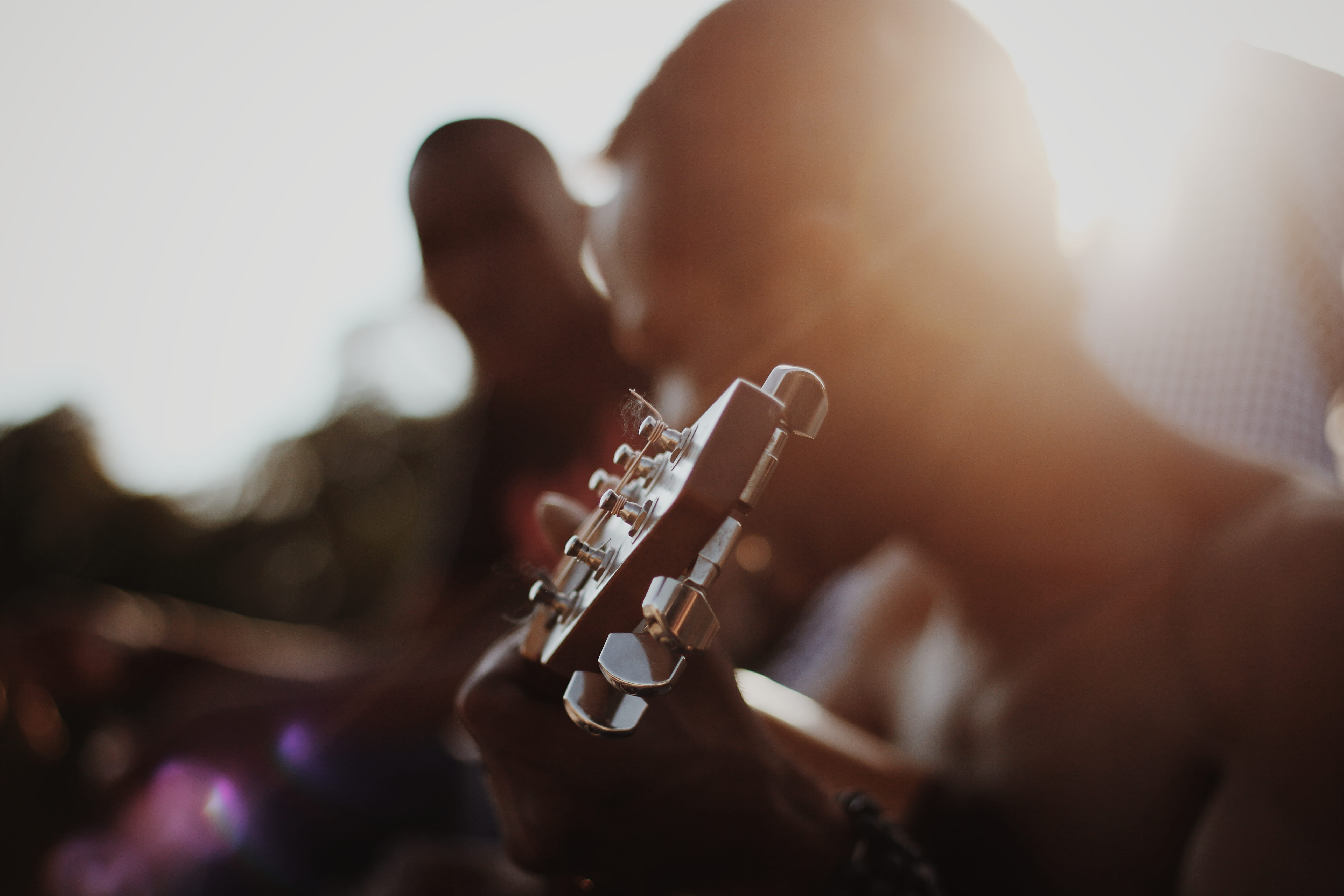 holding, male, music, playing, enjoyment, man, guitarist, electric guitar, artist, arts culture and entertainment, outdoor, instrument, african american, HD Wallpaper