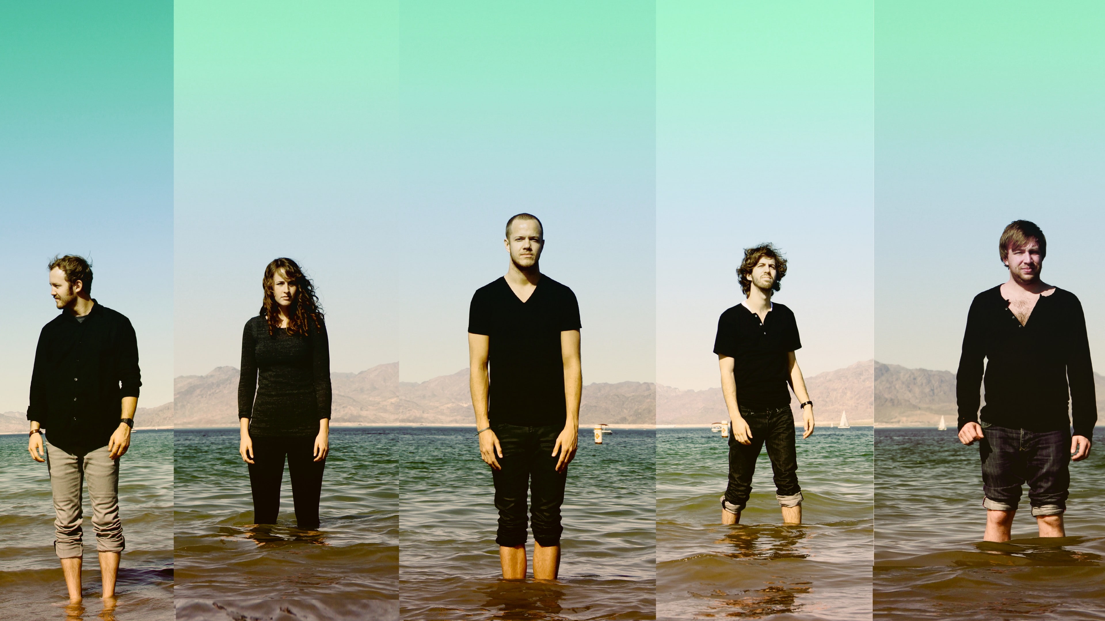 piece, Imagine Dragons, Daniel Platzman, Daniel Wayne Sermon, Top music artist and bands, band, Dan Reynolds, boy, Ben McKee, 4K, HD Wallpaper