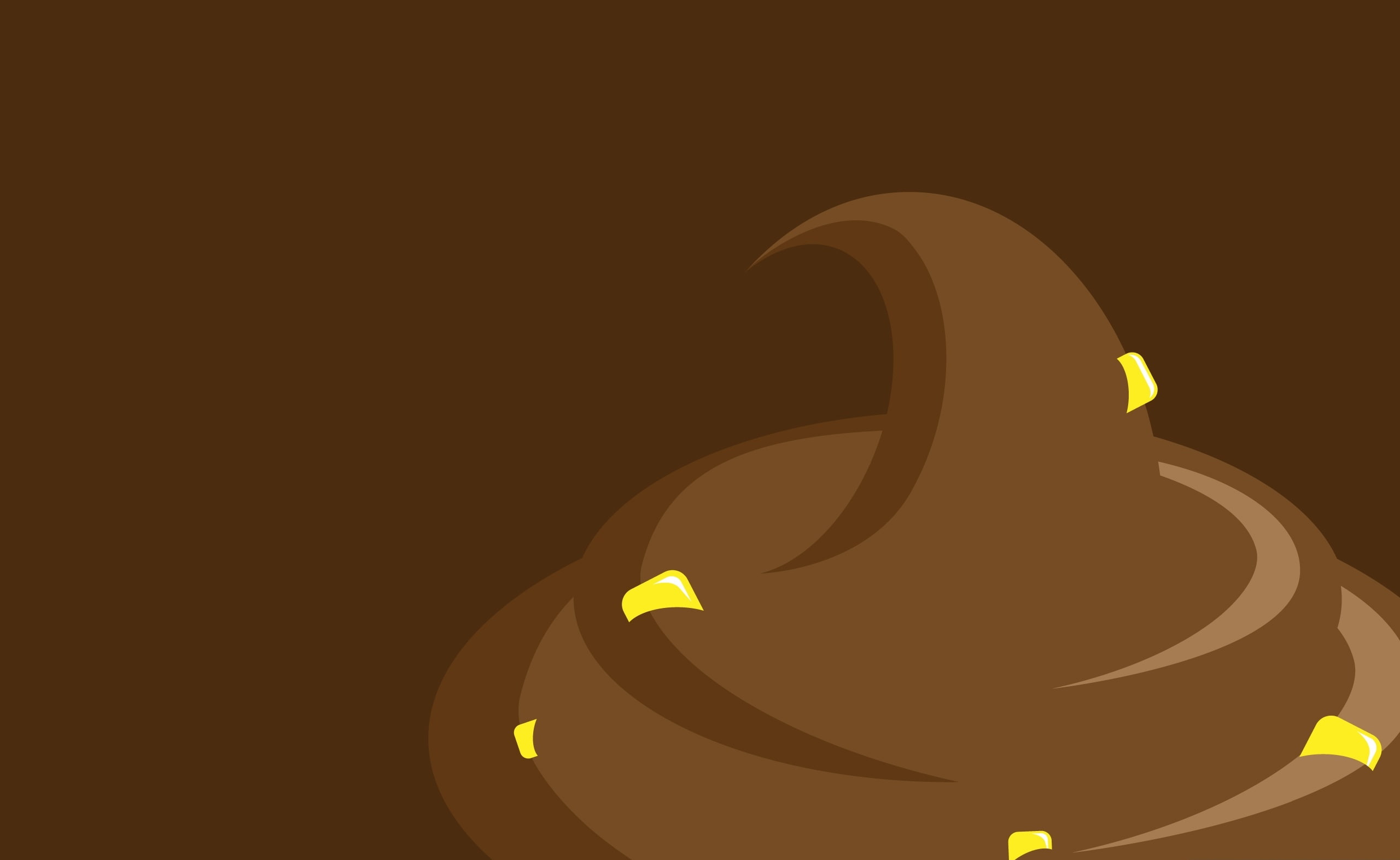 poop, Happens, close-up, glowing, copy space, electricity, pattern, communication, shadow, yellow, 2K, Vector Art, shape, lighting equipment, HD Wallpaper