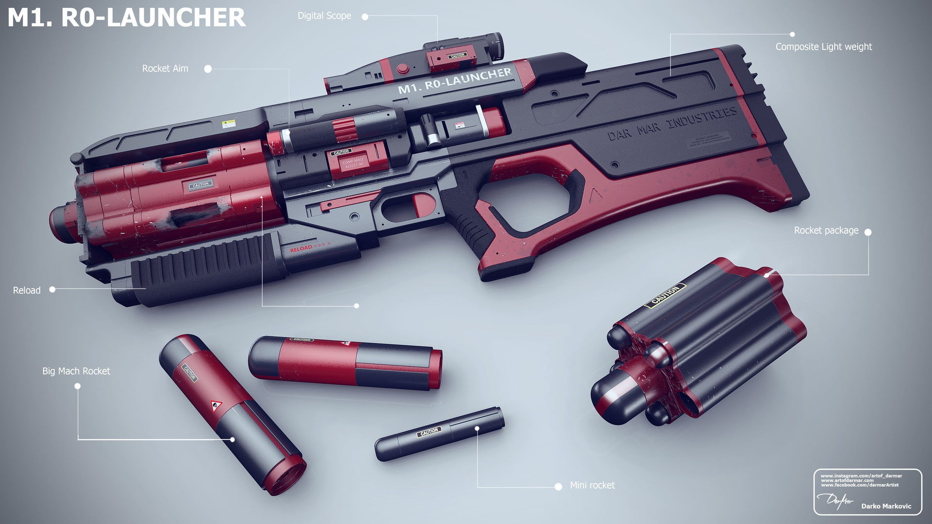 weapons, R0-LAUNCHER from the upcoming SCFI Book story, 1080P, machine, HD Wallpaper