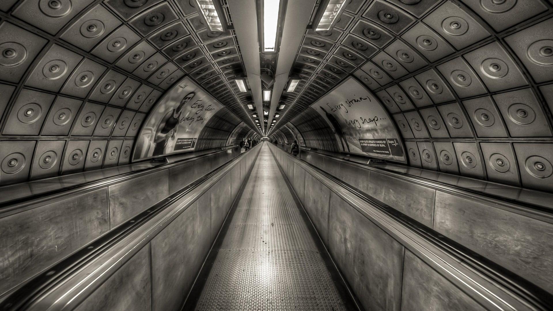 subway, protective covering, transportation, art, direction, 1080P, ceiling, old, ancient, public transportation, city, indoors, digital, technology, subway station, HD Wallpaper