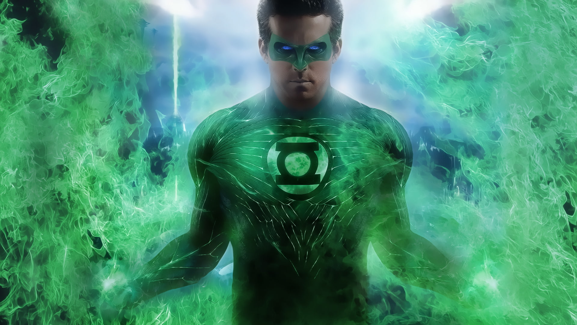 ryan, jordan, reynolds, desktop, dc, phones, green, comics, hal, 1080P, lantern, movie, mobile, laptops, hd, HD Wallpaper