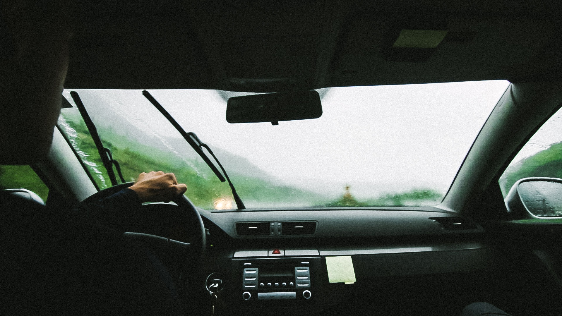 car interior, hand, one person, dashboard, outdoors, windshield wipers, travel, land Vehicle, riding, car, day, steering wheel, driving, mode of transportation, HD Wallpaper