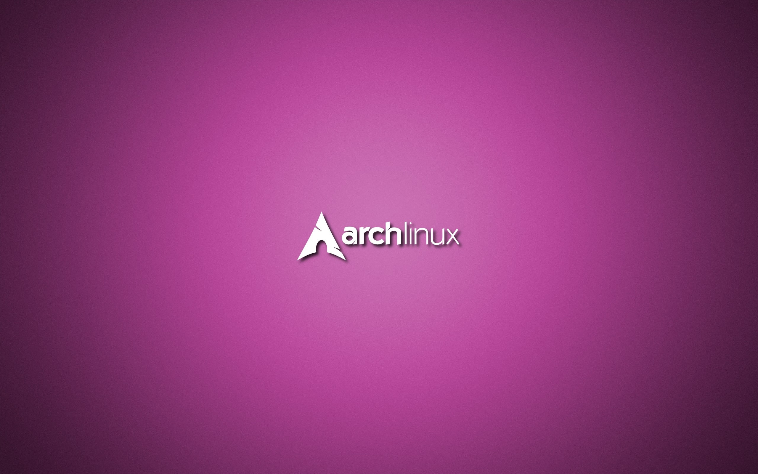 wall, arch, technology, hd, PINK, art, Colored, Arch Linux, 2K, gnu, linux, HD Wallpaper
