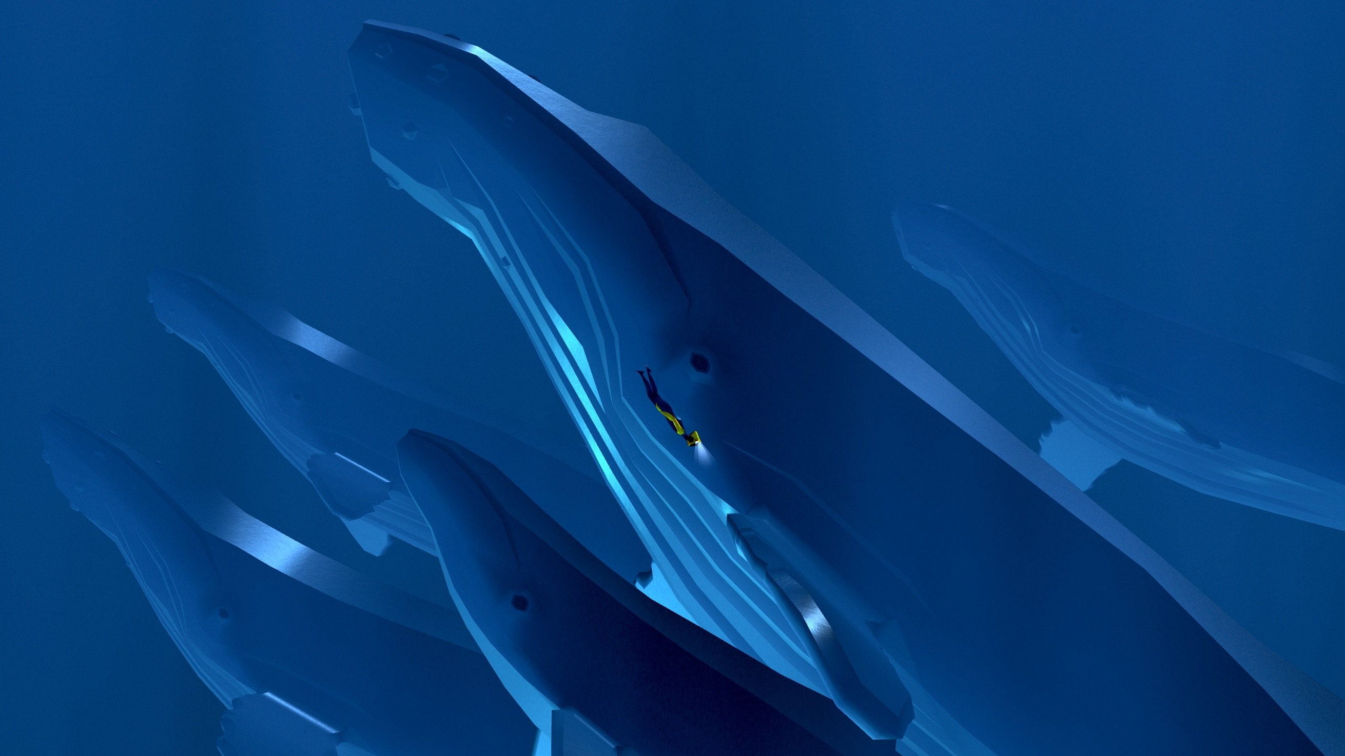 abzu, adventure, cartoon, family, 2K, fantasy, underwater, HD Wallpaper