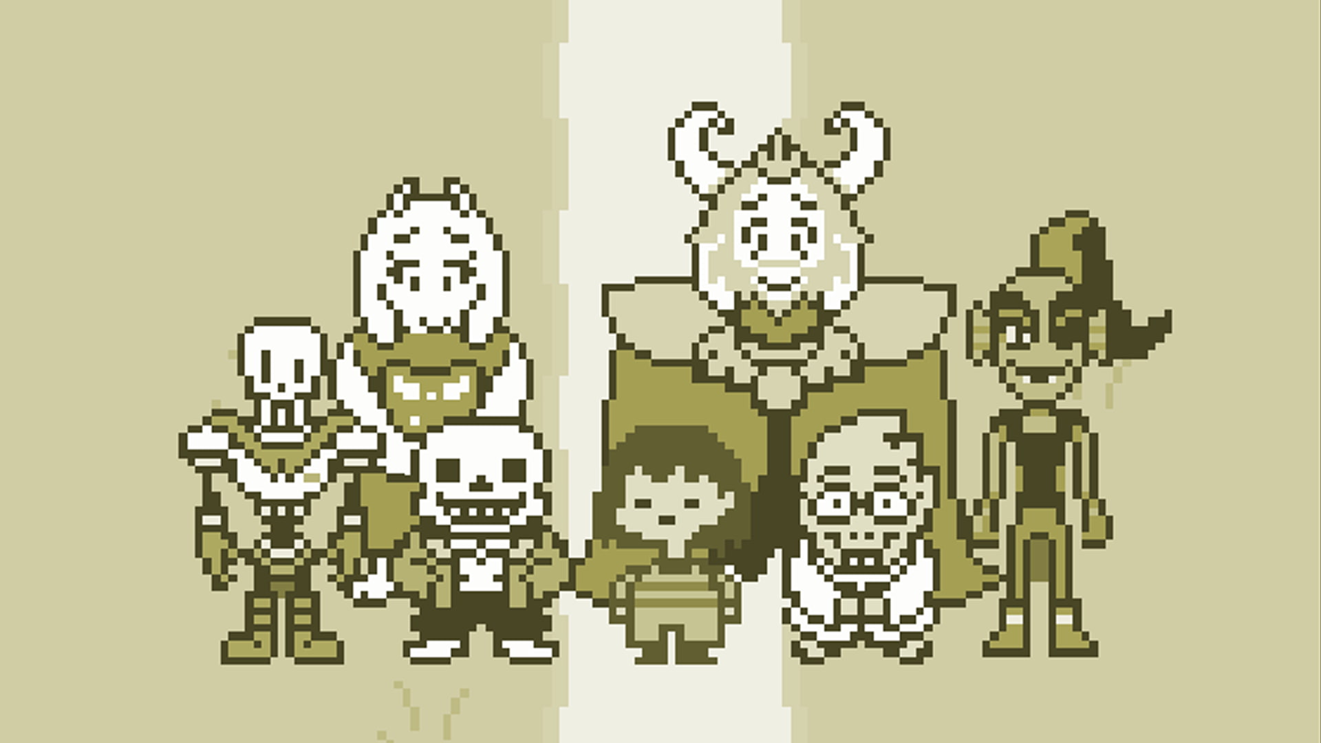 1080P, Undertale, Frisk, Sans, pixels, HD Wallpaper