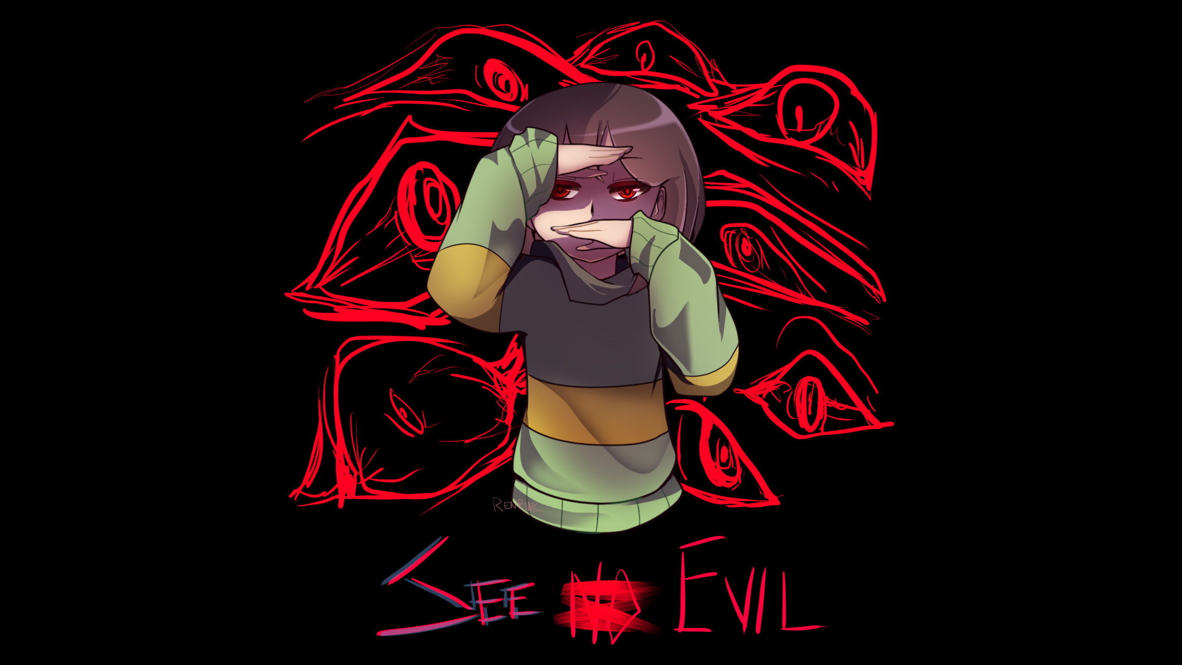 Undertale, 1080P, Chara, HD Wallpaper