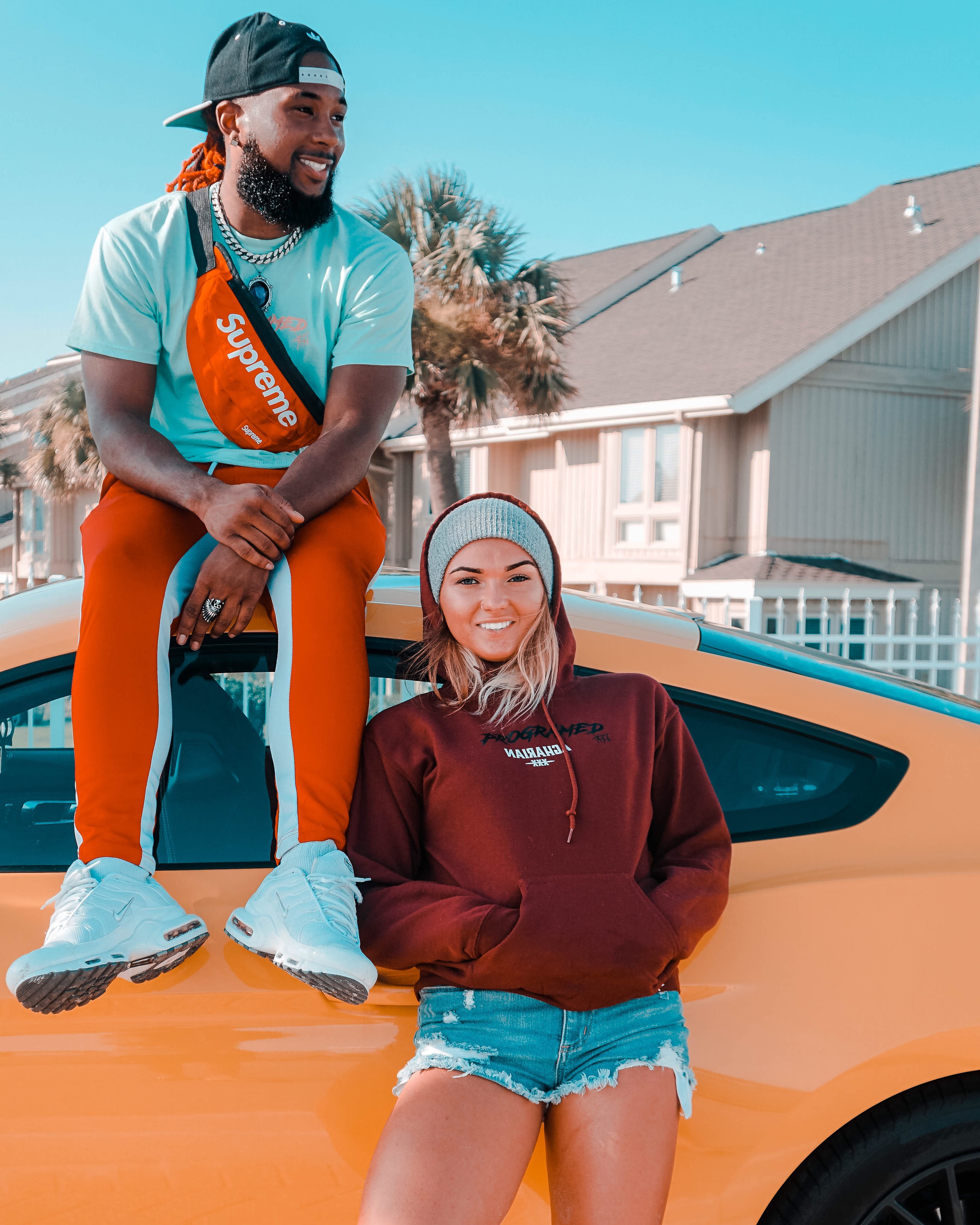 young adult, mode of transportation, hoodie, daylight, crew, wearing, top, pants, women, photoshoot, lifestyles, outdoors, woman, portrait, recreation, Phone HD Wallpaper