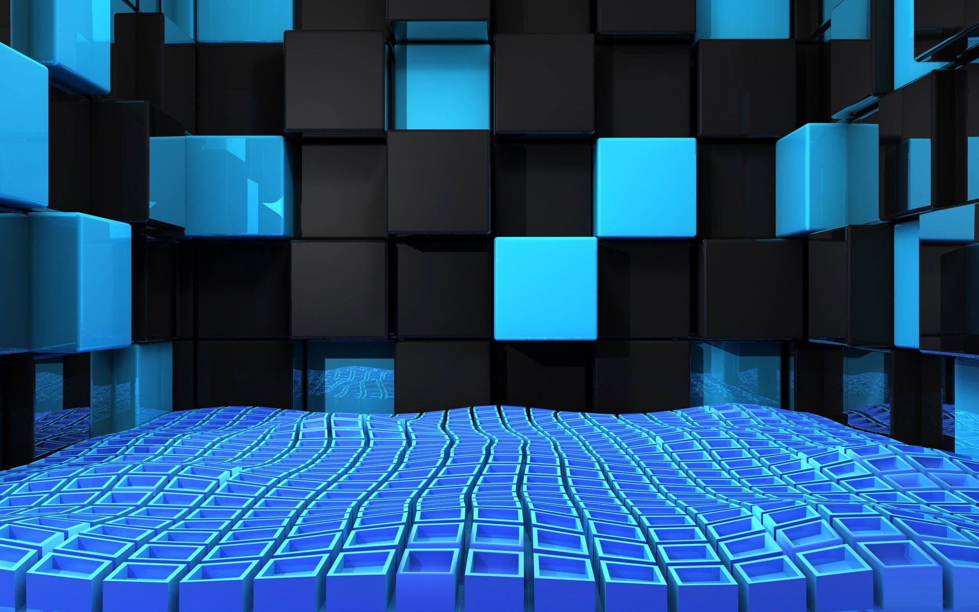 repetition, in a row, computer, built Structure, no People, illustration, blocks, weightlessness, indoors, building, geometric Shape, arrangement, absence, HD Wallpaper