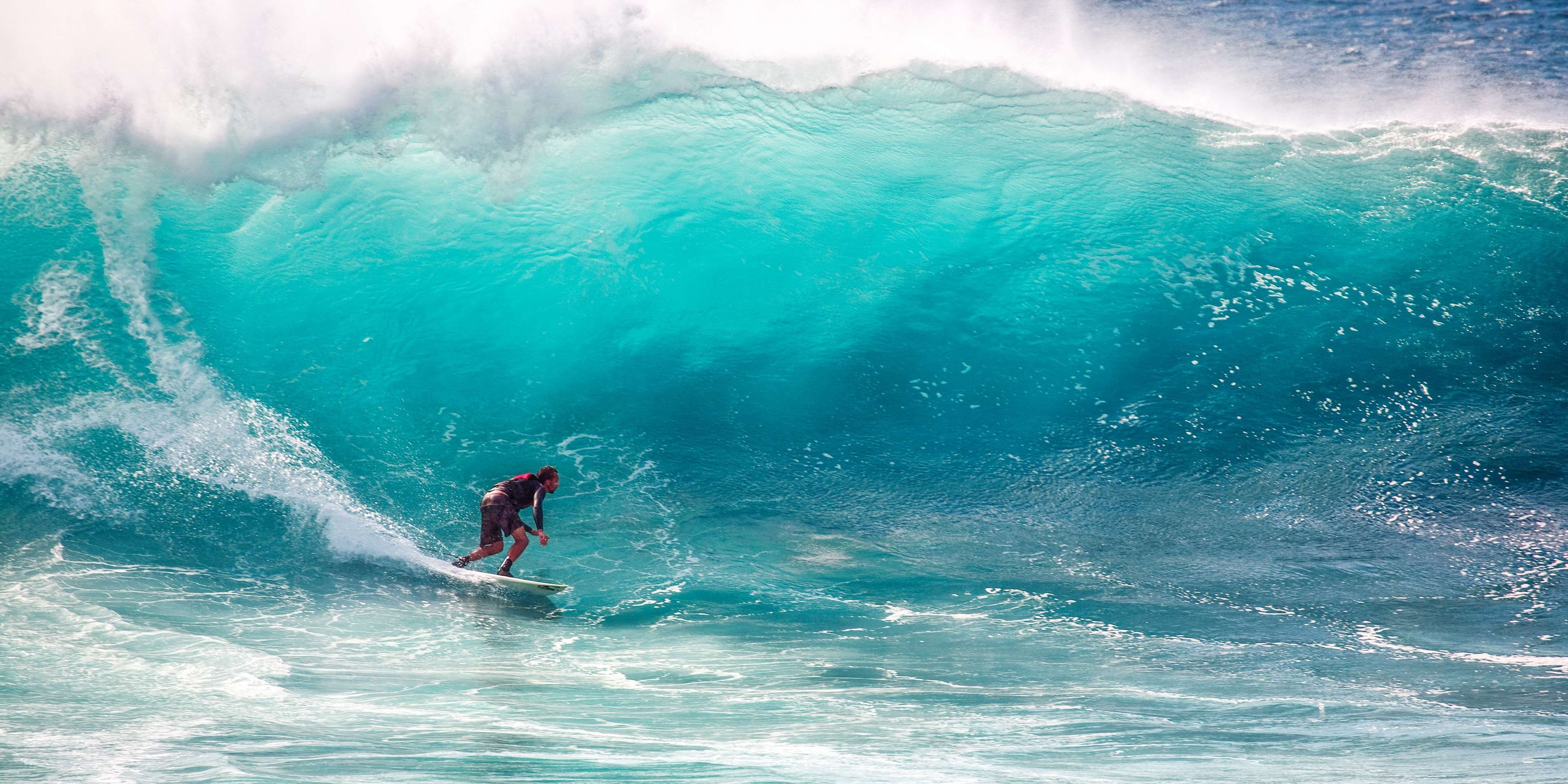 leisure, water, ocean, person, leisure activity, men, travel, seafoam, surfer, wave, action, aquatic sport, surfboarding, water sports, one person, sea, HD Wallpaper