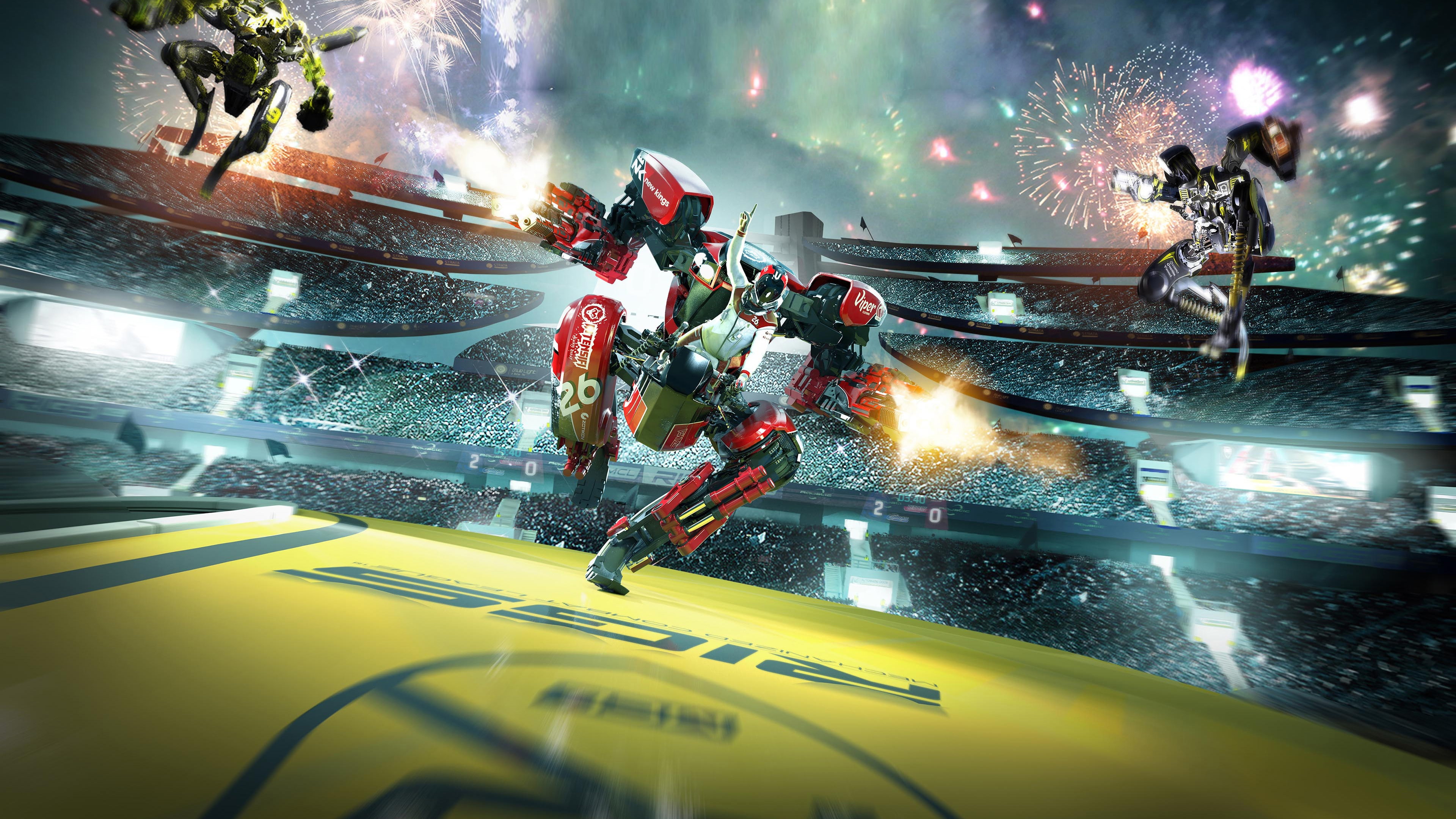 vr, League, athlete, RIGS, activity, Game, transportation, water, motion, speed, Combat, Mechanized, illuminated, communication, 4K, real people, sports race, HD Wallpaper
