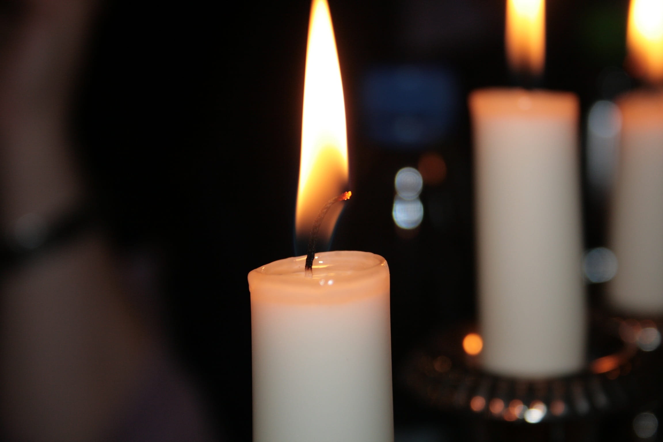 lamp, burning, lights, deco, long exposure, twilight, candle, heat - temperature, fire, romance, light, night, place of worship, spirituality, illuminated, HD Wallpaper