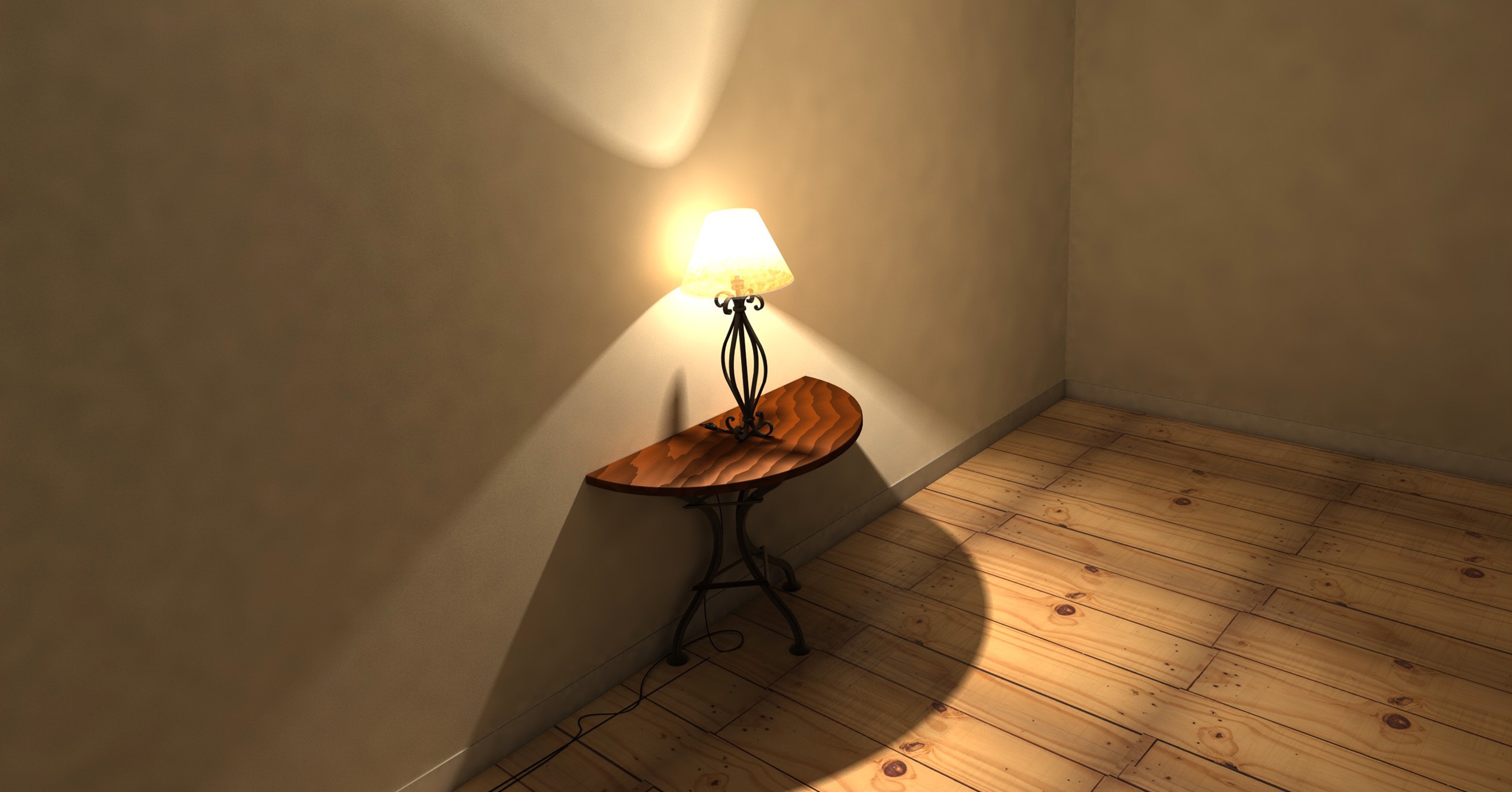 ceiling, table, wood - material, lighting equipment, nature, glowing, domestic room, lighting, 3d, ground, home interior, heat - temperature, hardwood floor, HD Wallpaper