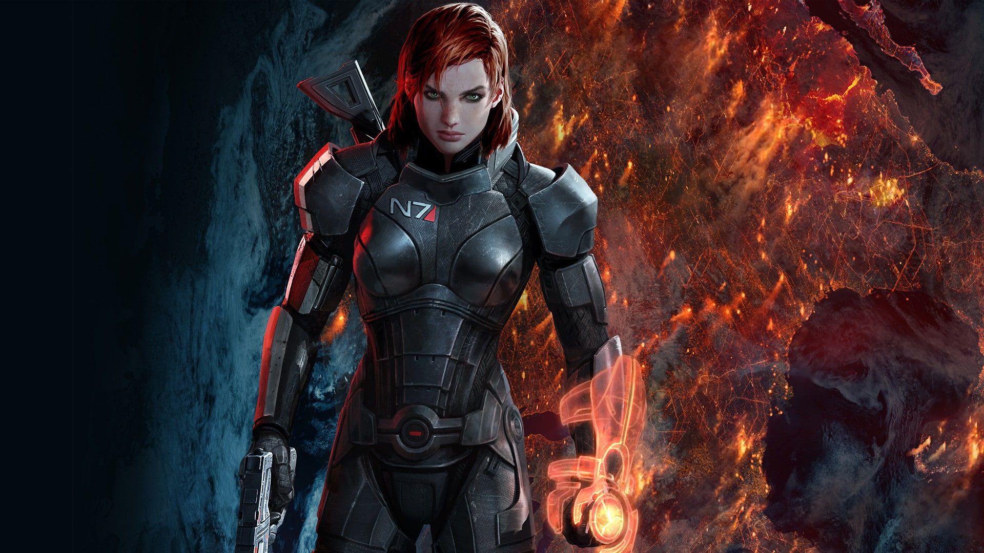 video games, Commander Shepard, 1080P, Mass Effect, video game characters, HD Wallpaper