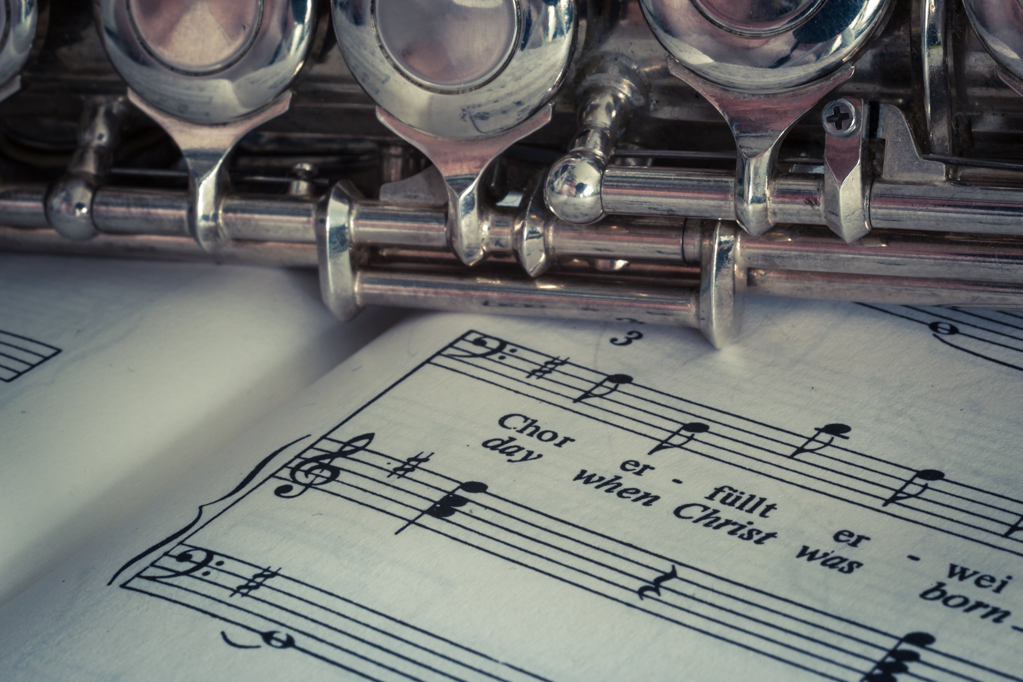 musical Note, 2K, food and drink, arts culture and entertainment, number, orchestra, sheet, sheet Music, flute, high angle view, classic, preparation, HD Wallpaper