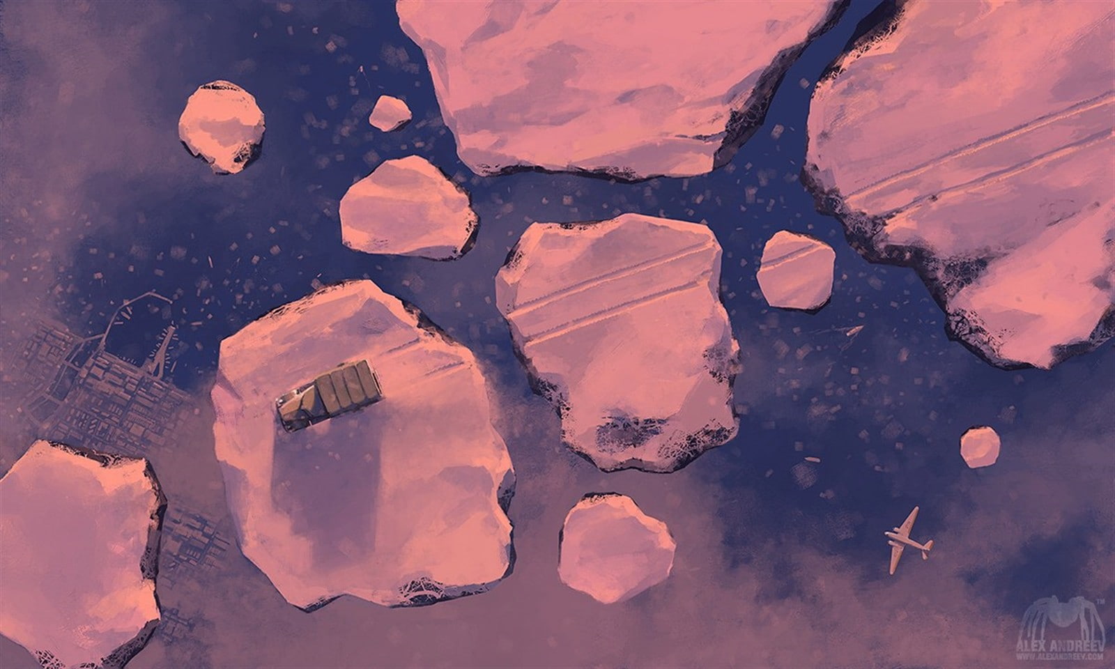 720P, surreal, artwork, Alexey Andreev, concept art, HD Wallpaper
