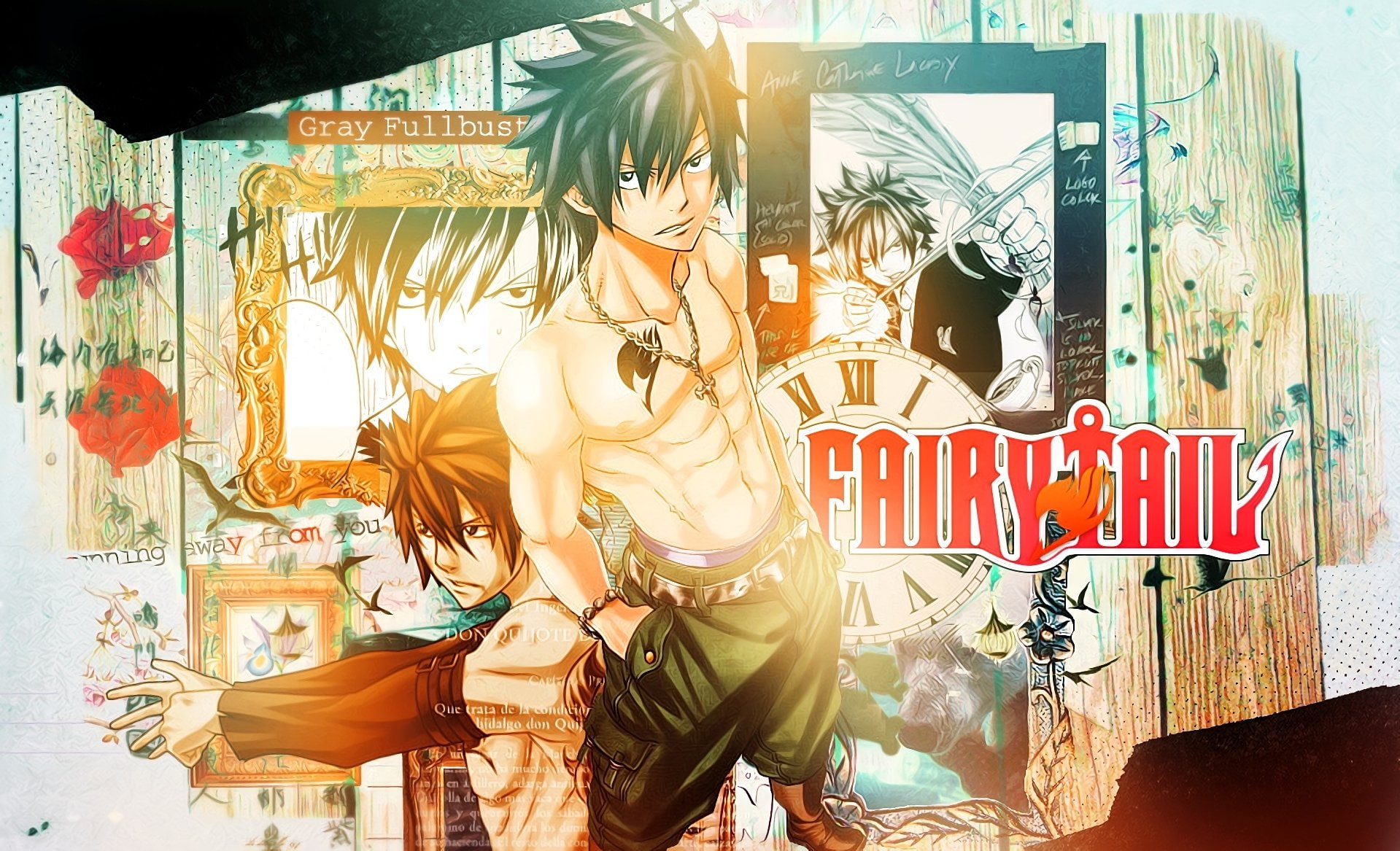 720P, Gray Fullbuster, Anime, Fairy Tail, HD Wallpaper