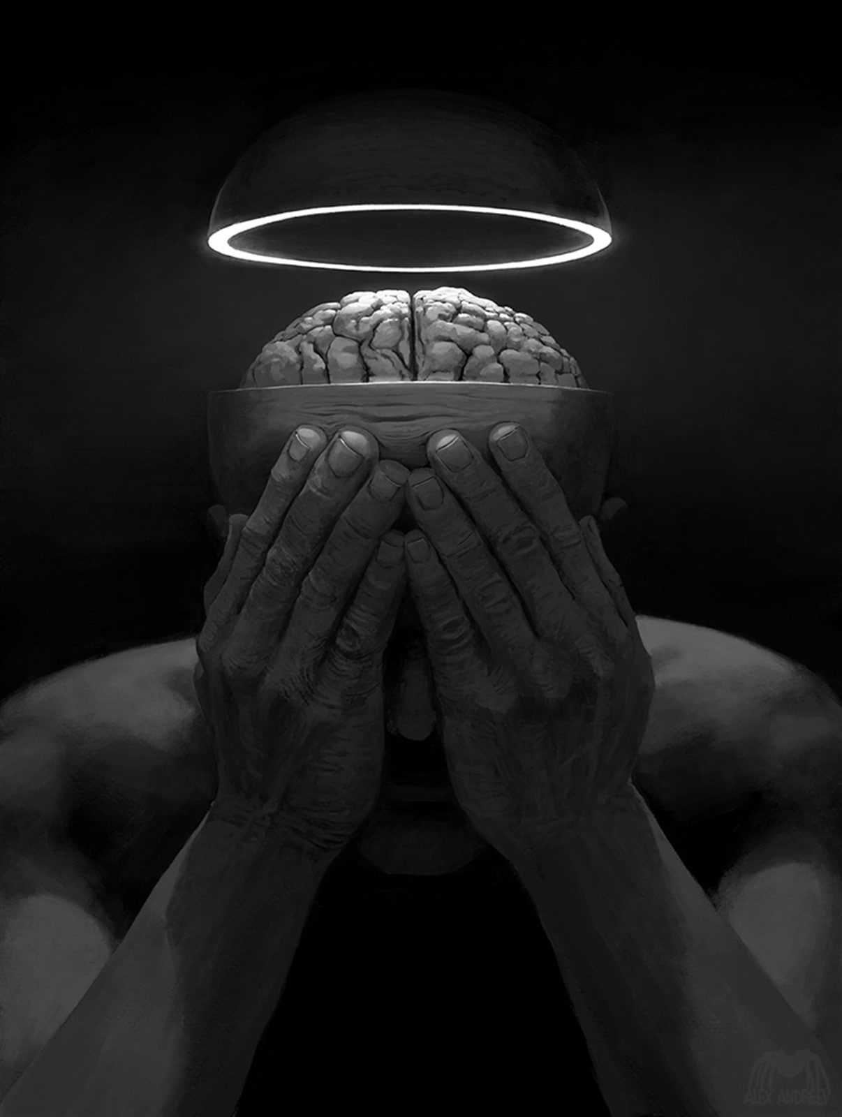 finger, studio shot, front view, people, men, human hand, black background, 720P, dark, emotion, Alexey Andreev, adult, religion, sport, artwork, spirituality, Phone HD Wallpaper