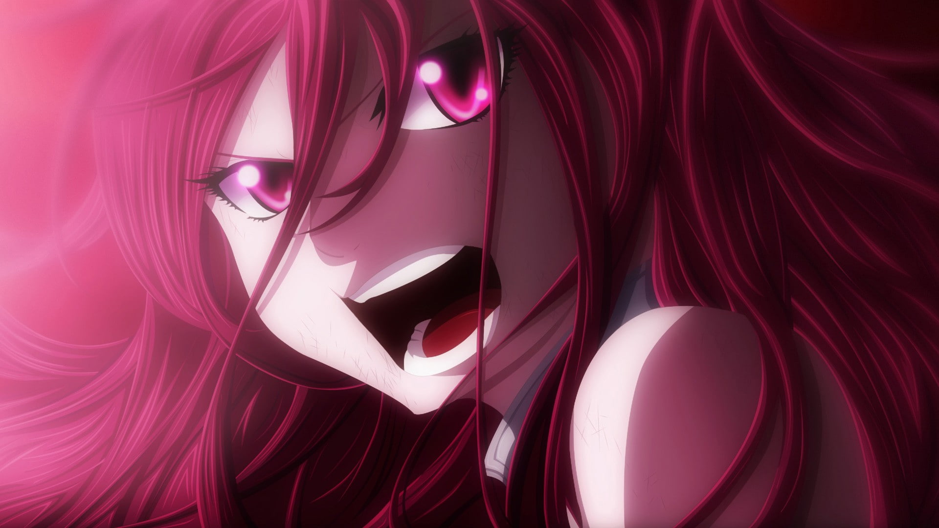 Fairy Tail, Scarlet Erza, redhead, 1080P, HD Wallpaper