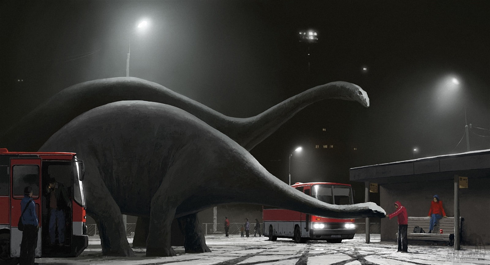 720P, concept art, Alexey Andreev, surreal, artwork, HD Wallpaper