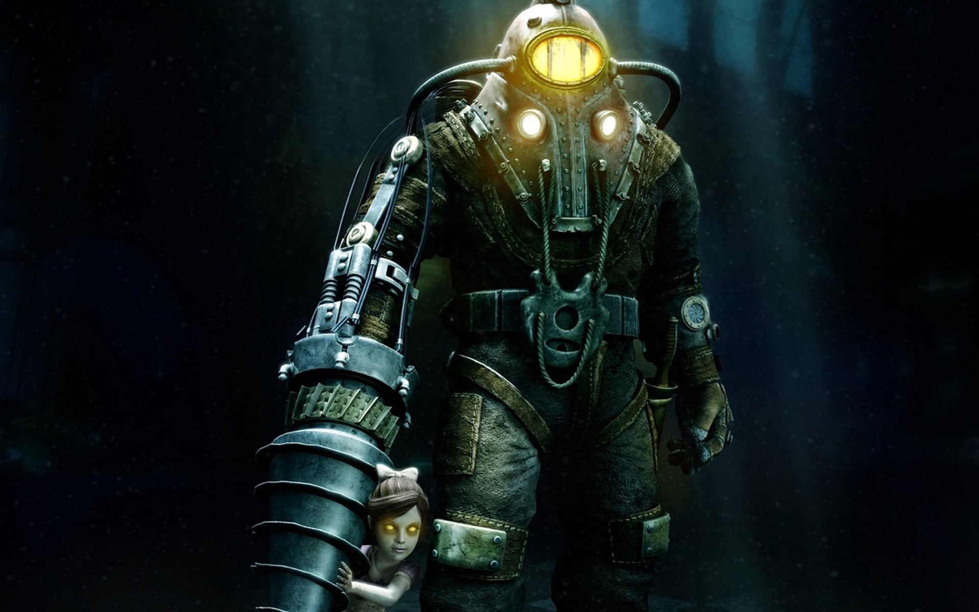 power, fantasy, army, look, underwater, clothing, machinery, robot, warrior, weapon, war, daddy, editorial, uniform, futuristic, technology, suit of armor, HD Wallpaper