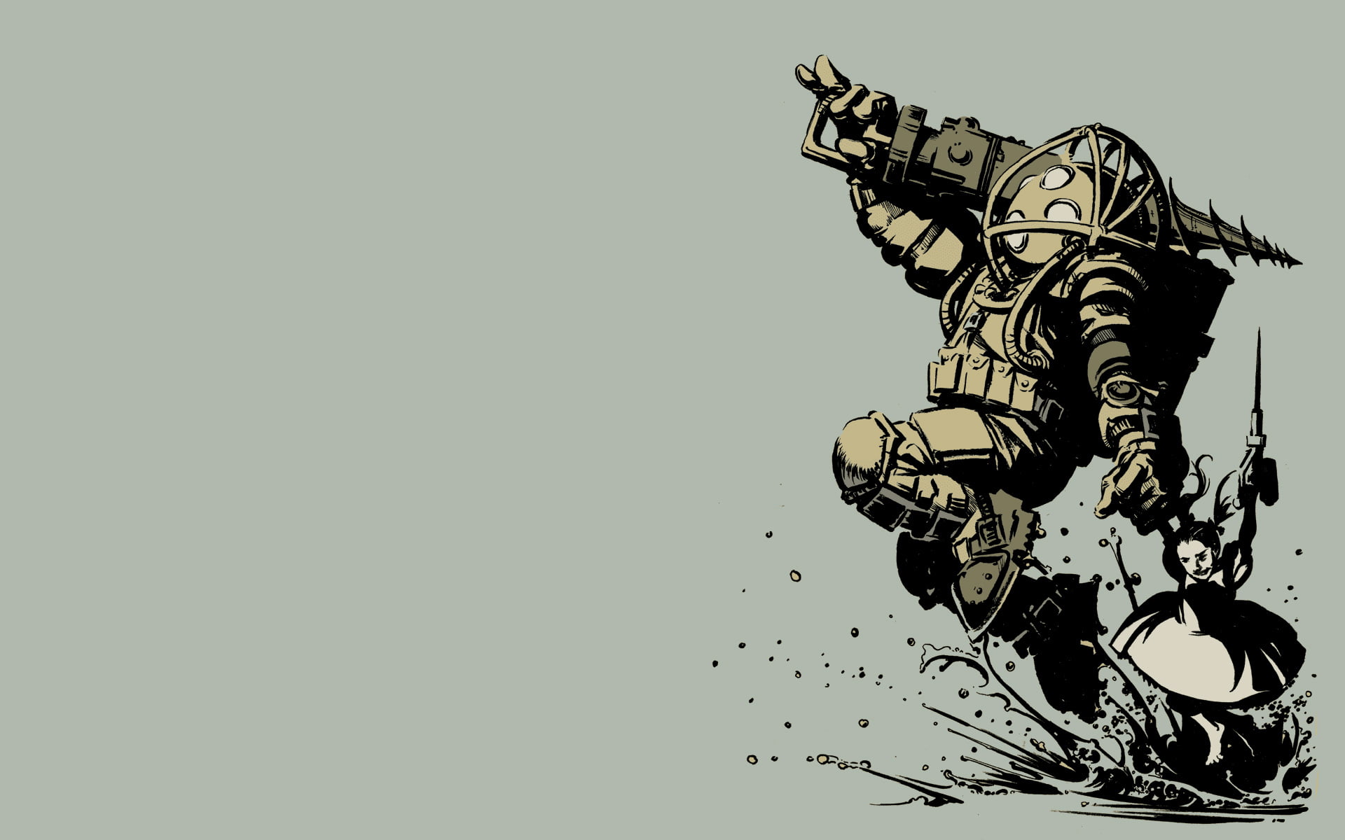 drawing - Art Product, military, creativity, craft, armed Forces, backgrounds, clear sky, outdoors, big daddy, sister, architecture, nature, HD Wallpaper
