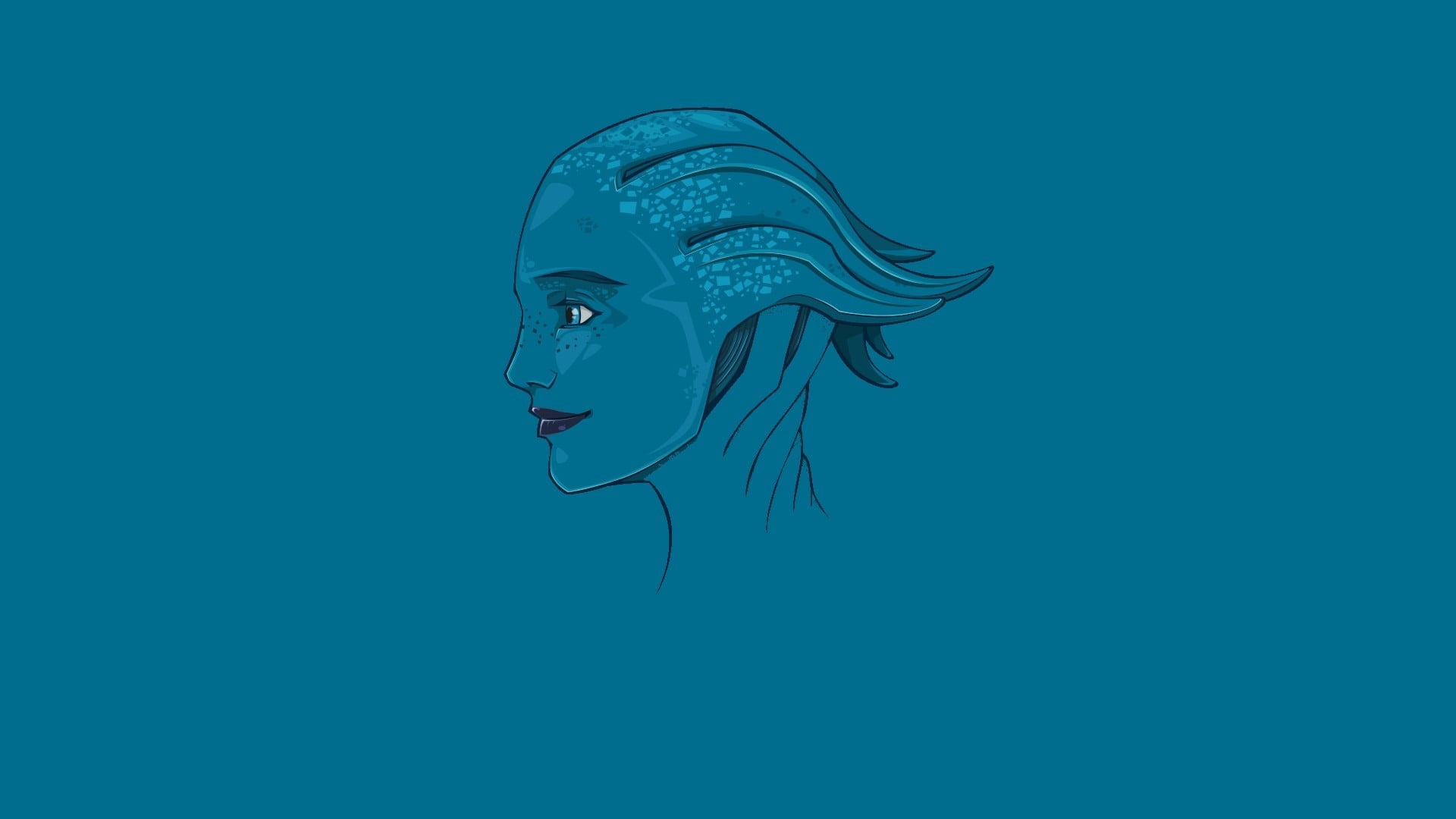 sea, no people, animals in the wild, swimming, studio shot, one animal, underwater, character, nature, copy space, face, undersea, profile, Liara TSoni, HD Wallpaper