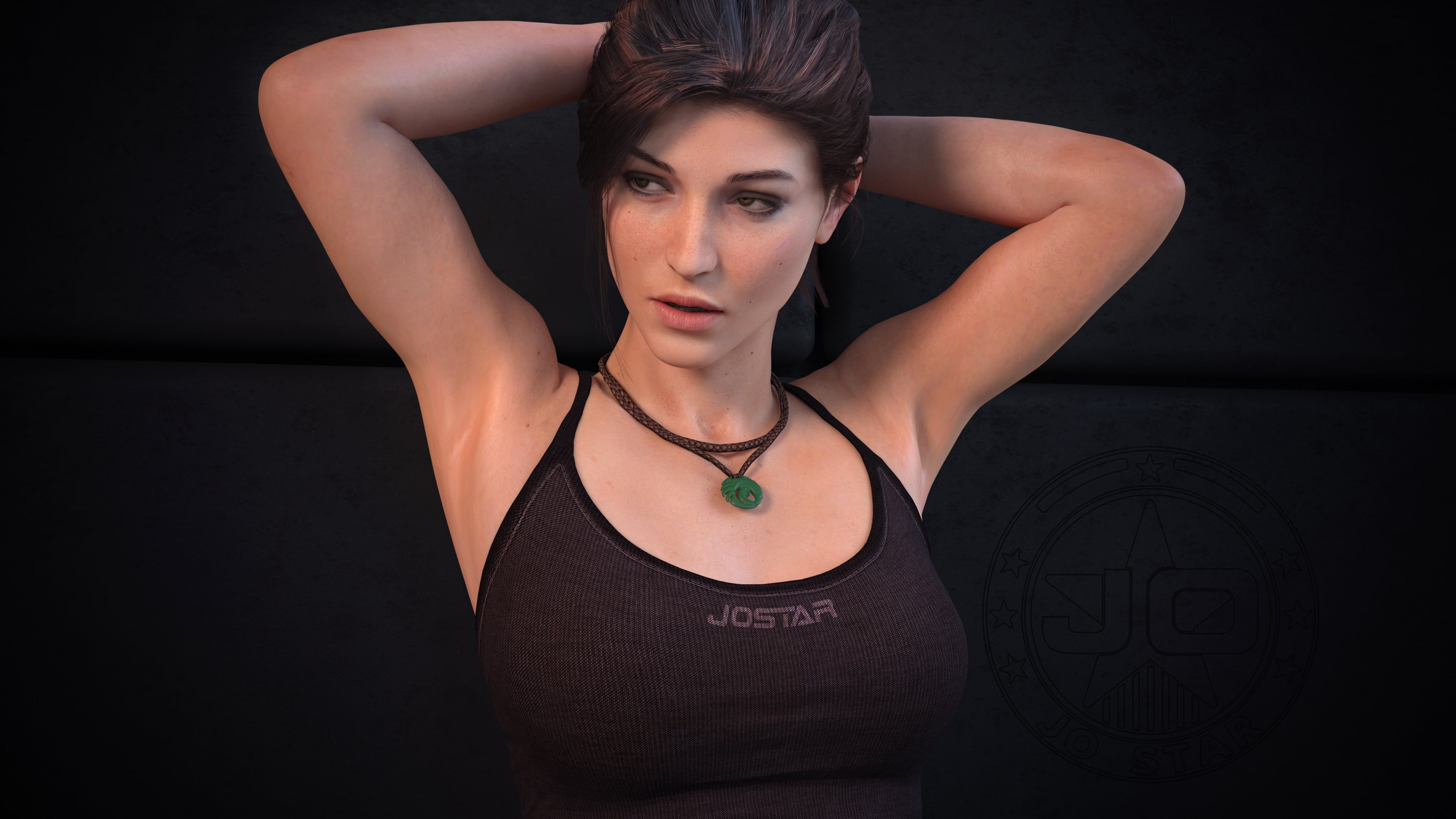 4K, Asari, curvy, Girl Warrior, HD Wallpaper