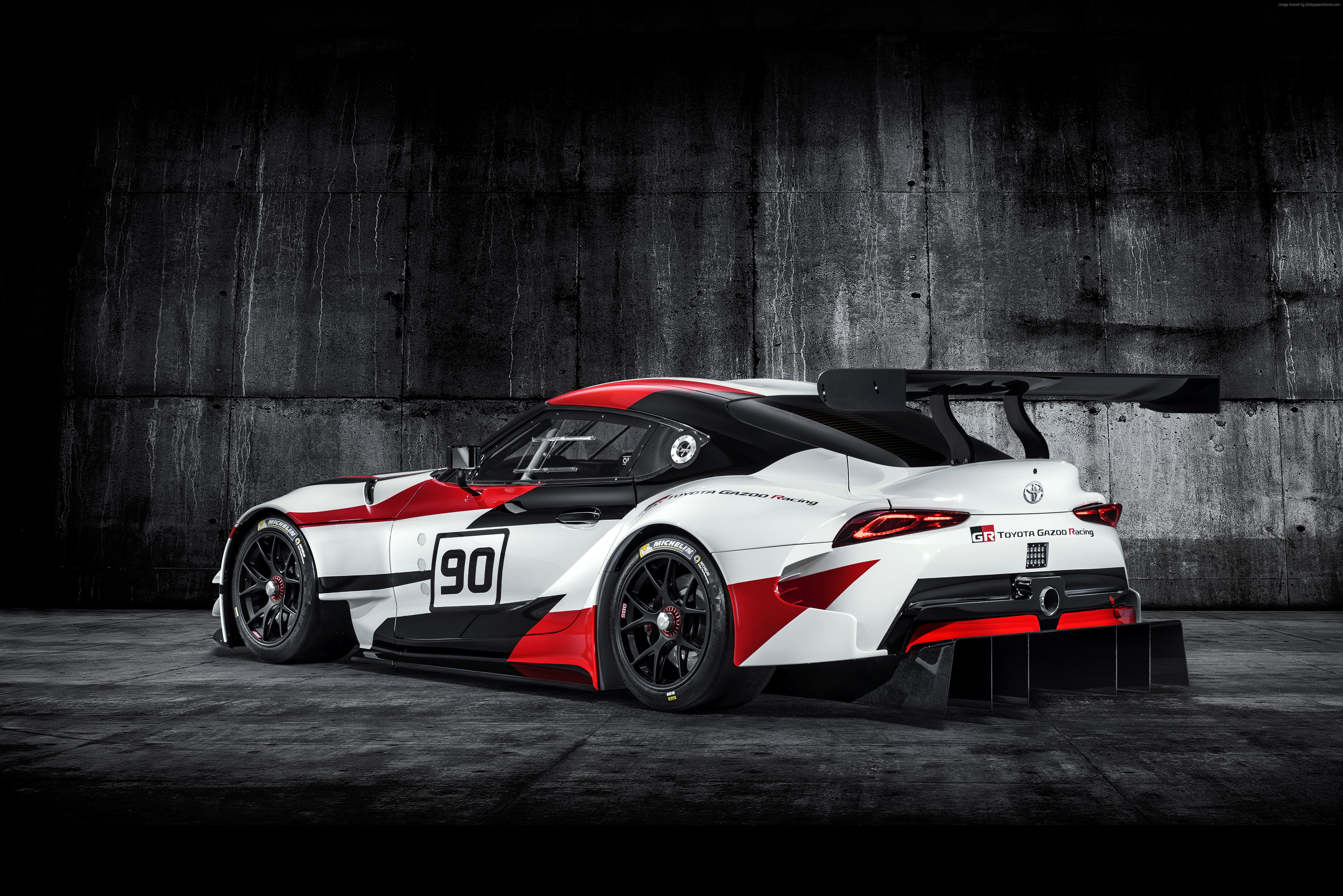 Toyota GR Supra Racing Concept, Geneva Motor Show 2018, 4K, 5K, HD Wallpaper