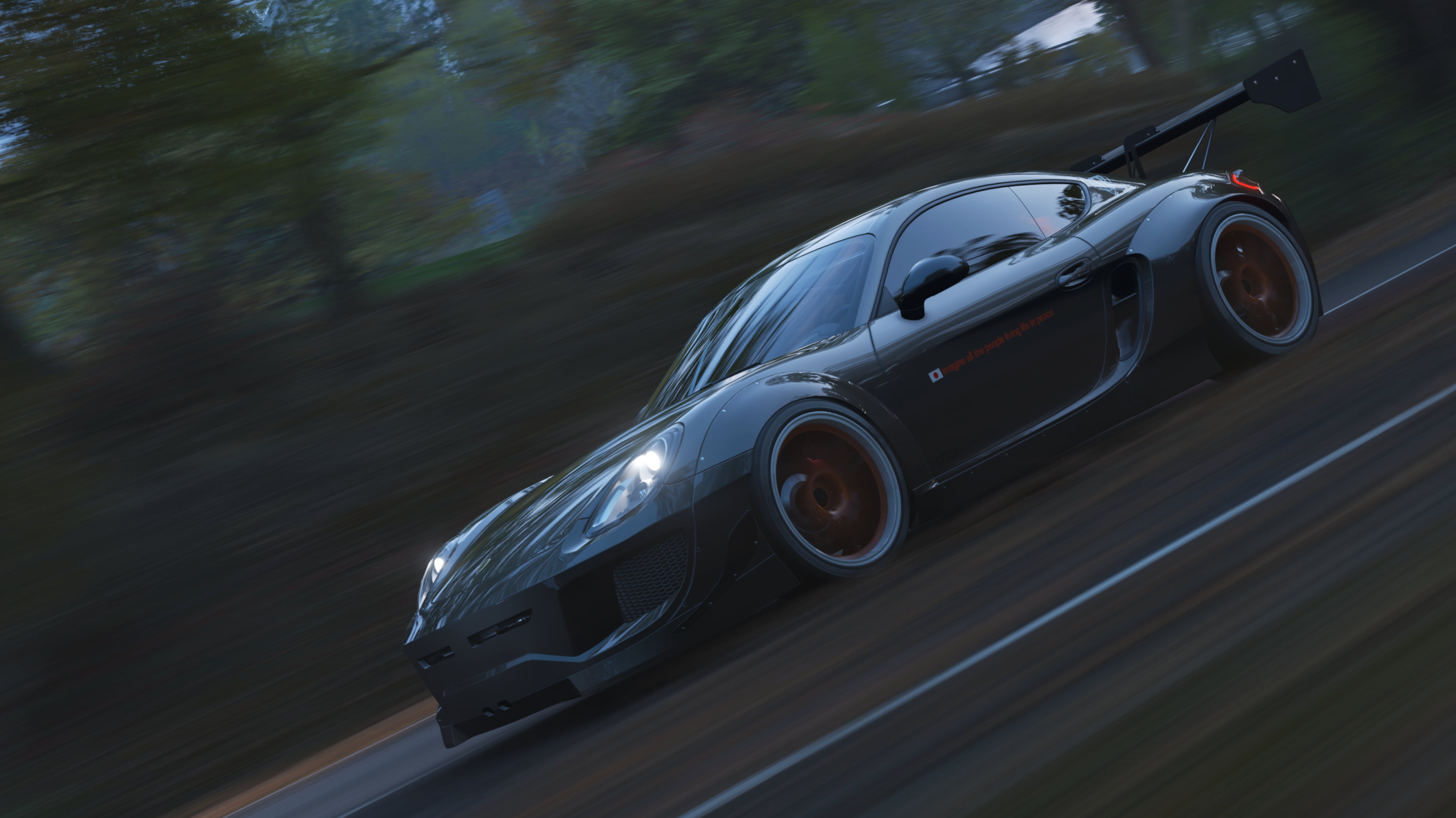 car, Forza Horizon 4, Forza Horizon, 2K, LB Works, Porsche 918 Cayman, Porsche, video games, LibertyWalk, Porsche Cayman S, HD Wallpaper
