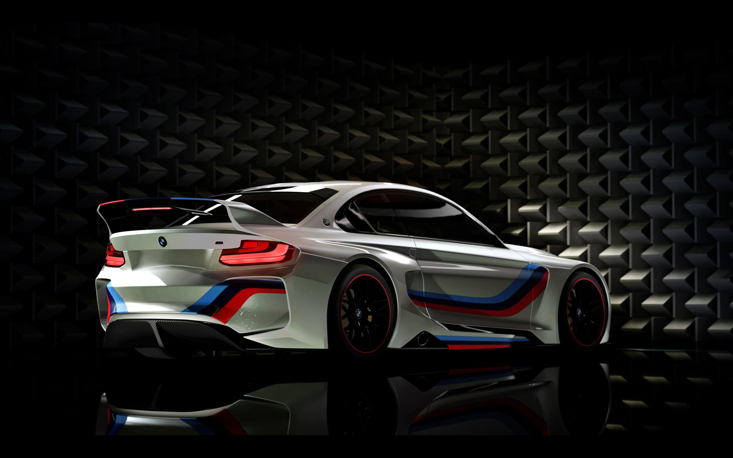 cars, 2014, vision, gran, bmw, coupe, 2K, turismo, white, red, HD Wallpaper