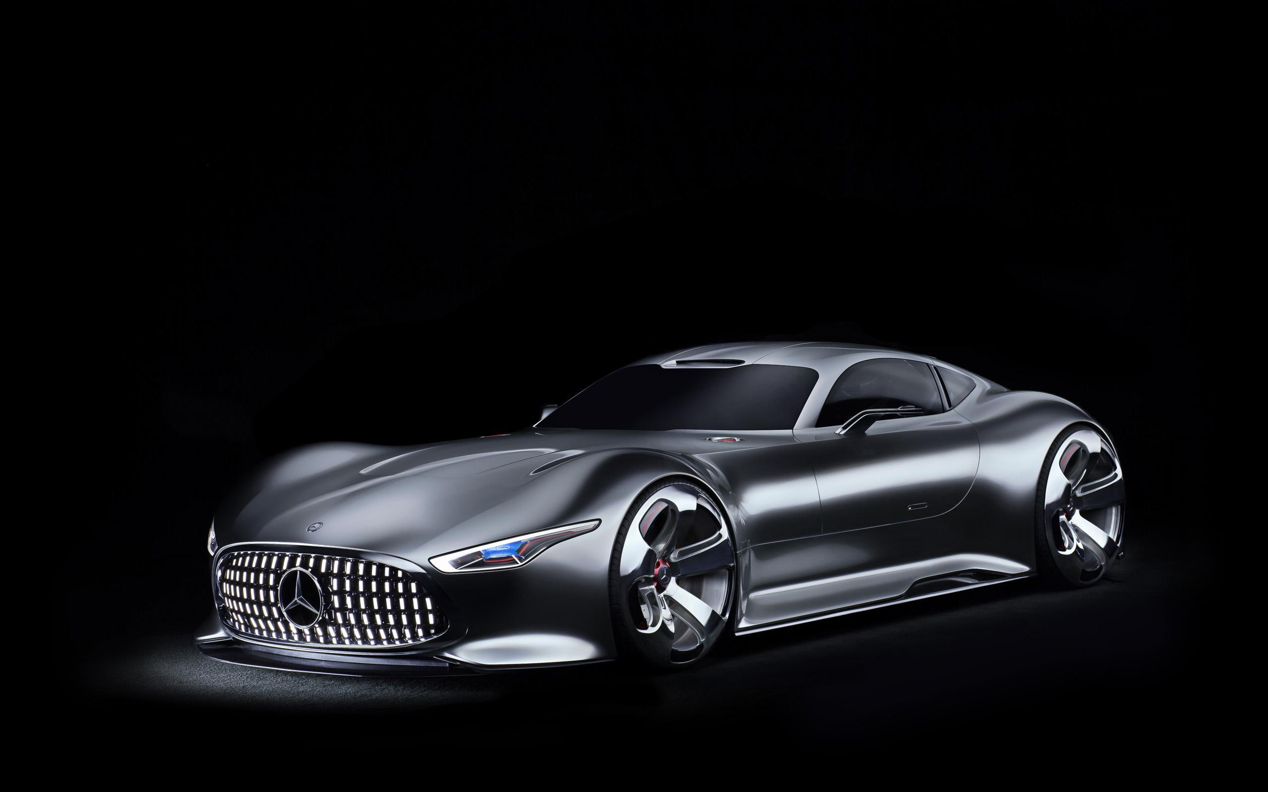 silver, grantourismo, racing, cigarette, gt, mercedes, cars, 2014, 2K, benz, mercedes benz, vision, HD Wallpaper