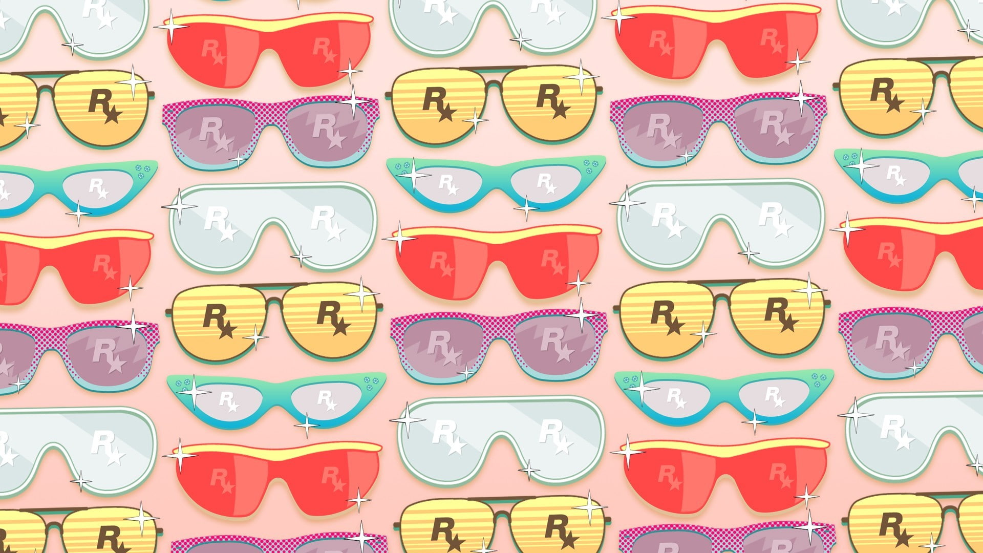digital art, glasses, video games, Rockstar Games, 1080P, HD Wallpaper