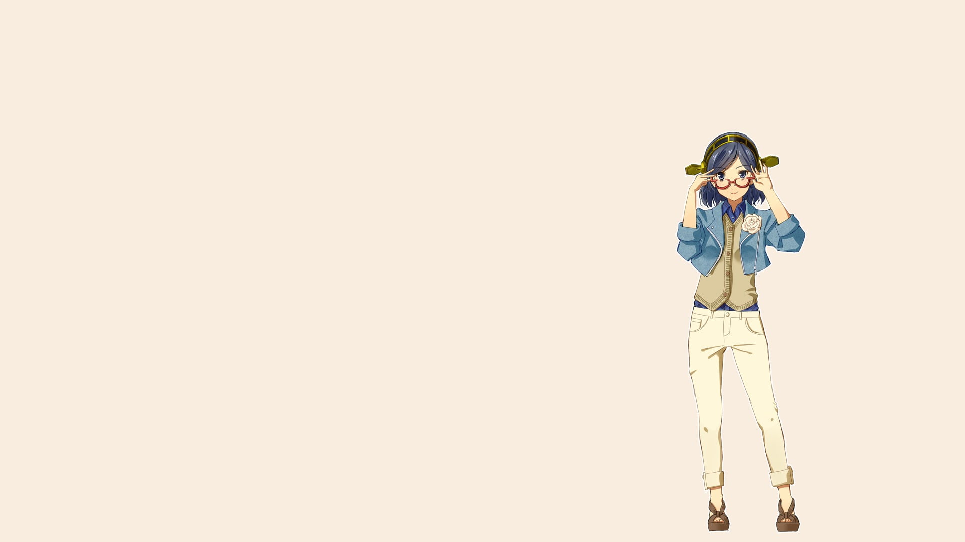 video games, front view, minimalism, glasses, full length, one person, architecture, three quarter length, standing, clothing, portrait, young adult, cut out, HD Wallpaper
